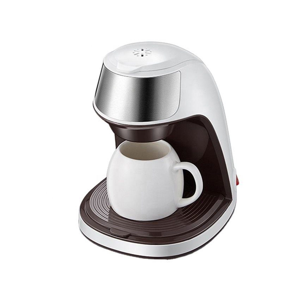 yozhiqu Filterkaffeemaschine Kaffeemaschine Amerikanische mini halbautomatische Kaffeemaschine, Haus tragbar Büro brauen duftenden Tee Maschine Kaffeemaschine
