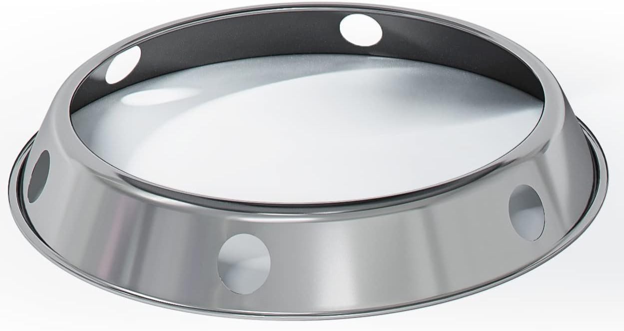 Flavemotion Wok Ringhalterung für Wokpfannen, Edelstahl Ø25cm Wokring, (1-tlg), Wok Ring für Gasherd, Wok Ständer zum Servieren am Tisch