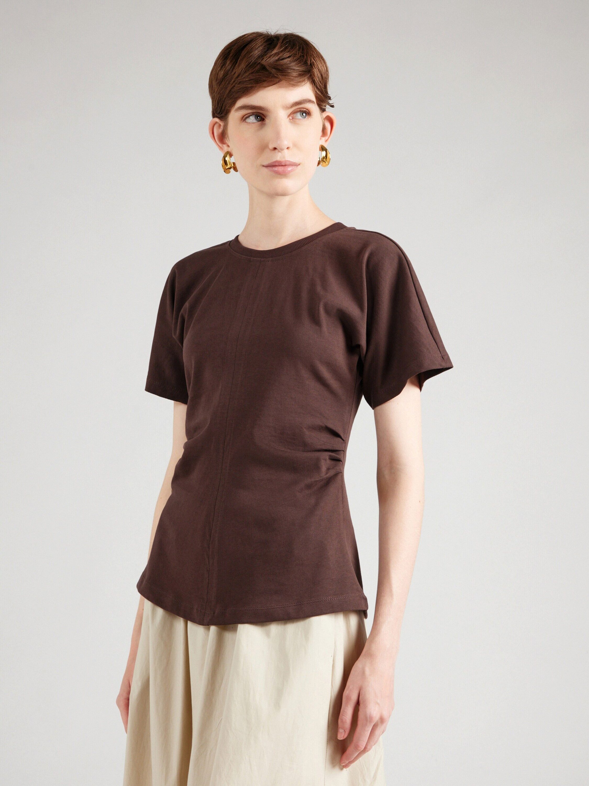 ONLY T-Shirt (1-tlg) Drapiert/gerafft