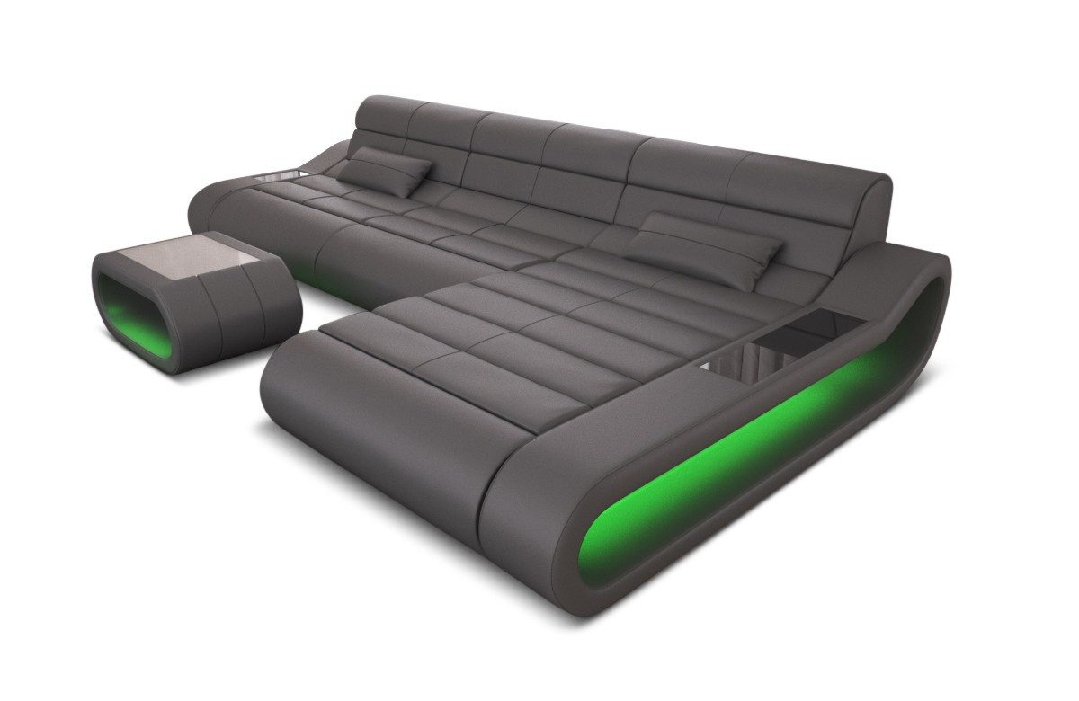 Sofa Dreams Ecksofa Ledercouch Ledersofa Concept günstig online kaufen