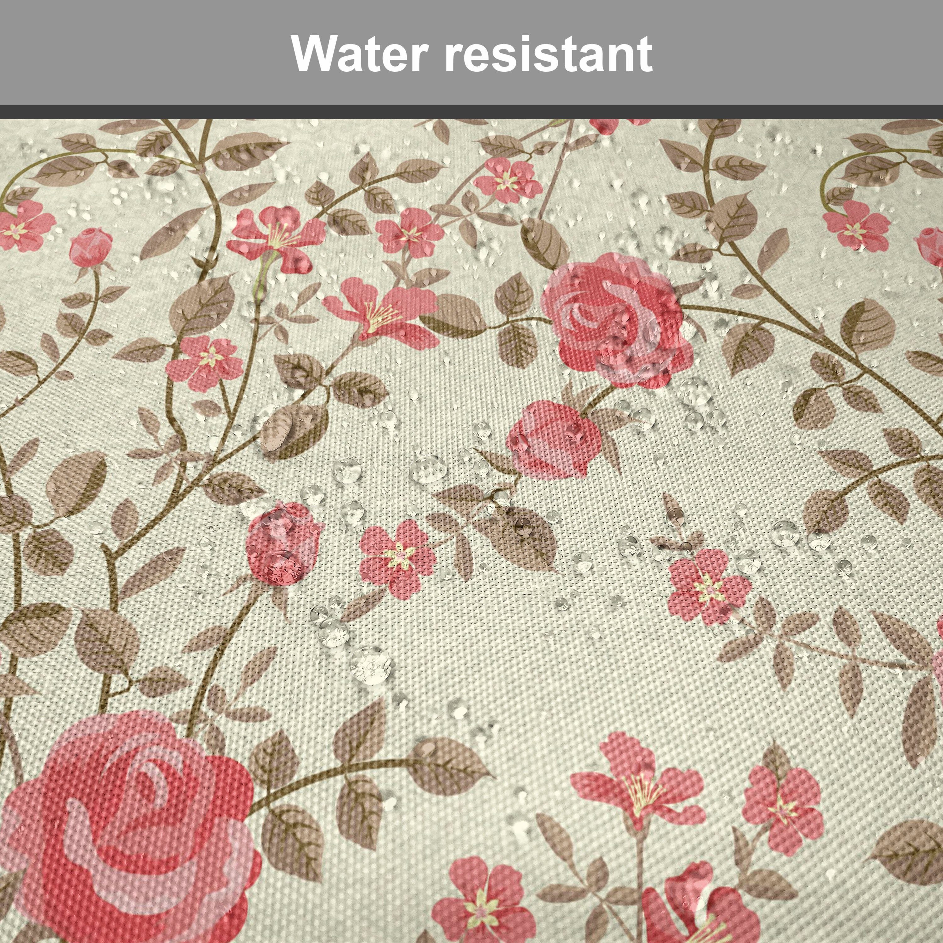Abakuhaus Floral wasserfestes Riemen für Küchensitze, Classical Stuhlkissen mit Rustic Dekoratives Rose Kissen
