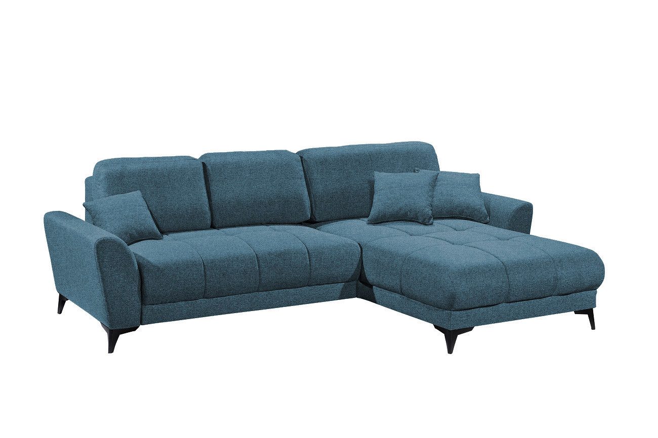 ED EXCITING DESIGN Ecksofa Bern, mit Schlaffunktion & Bettkasten