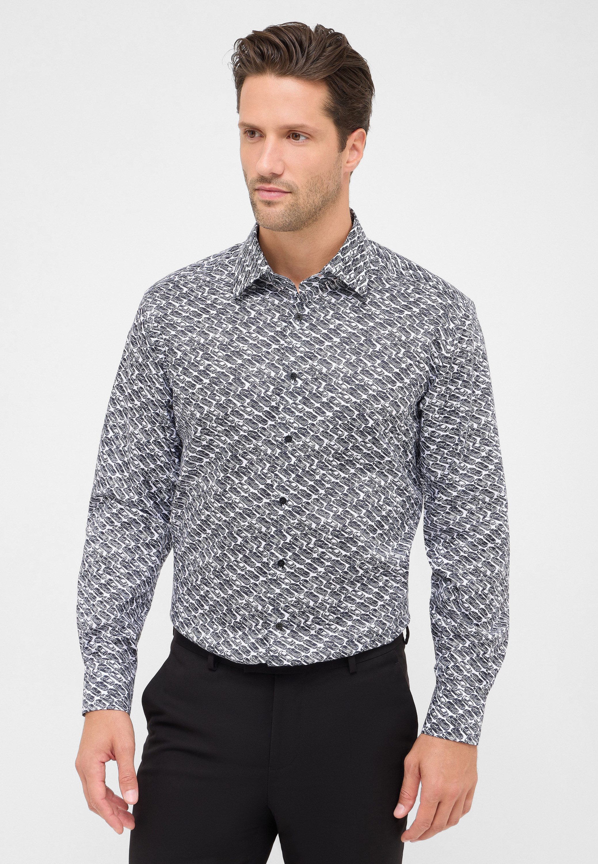 Eterna Langarmhemd MODERN FIT NON IRON (bügelfrei)