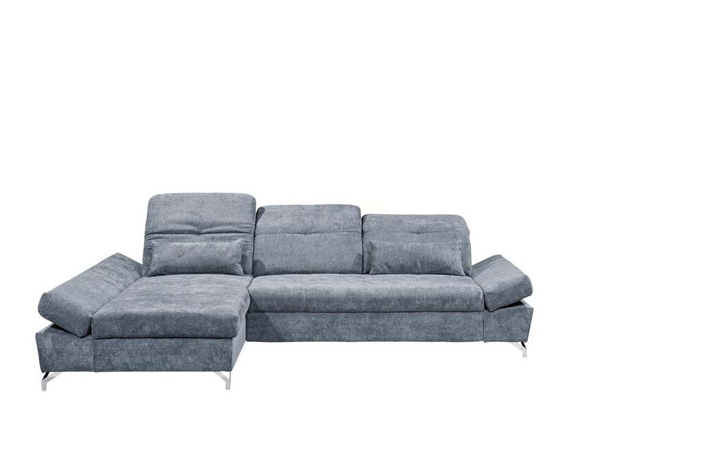 Ecksofa ED MELFI 168 Ecksofa, cm 275 Anthrazit DESIGN x Polstergarnitur EXCITING Sofagarnitur