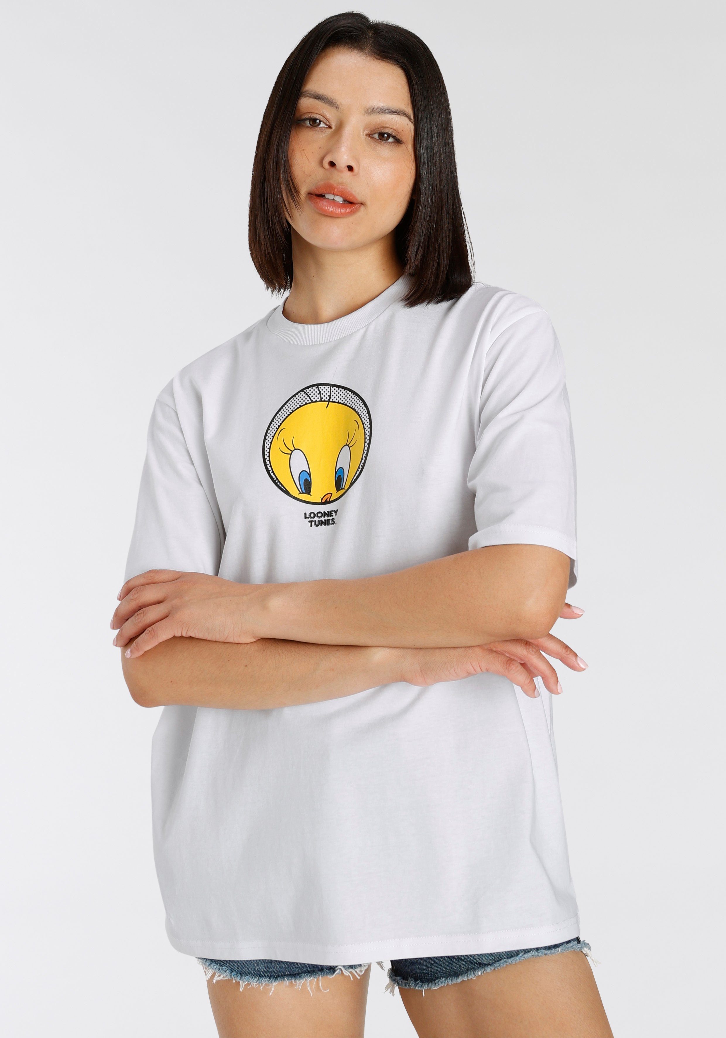 York Tweety New T-Shirt Capelli T-Shirt white