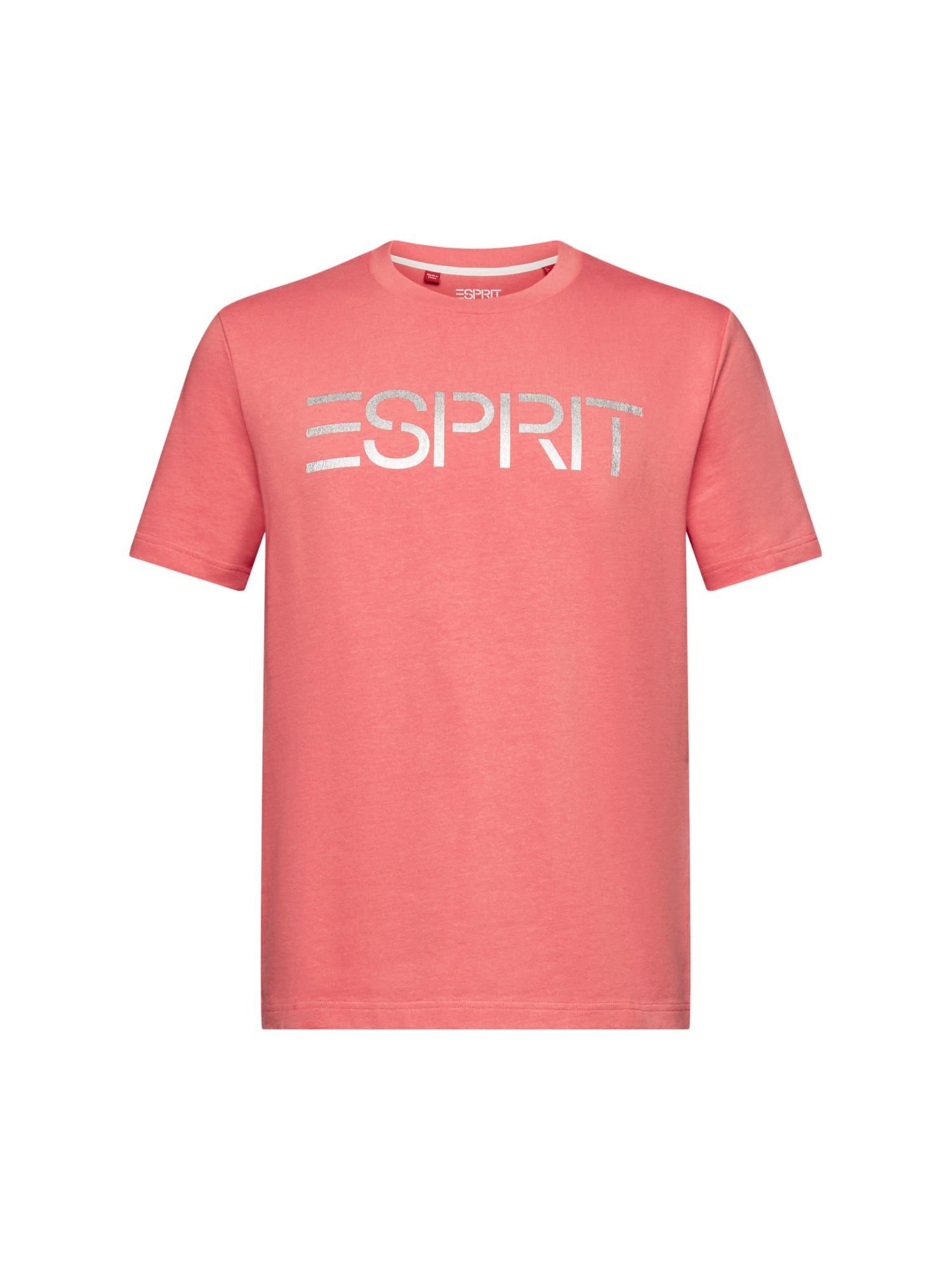 Esprit T-Shirt T-Shirt mit Logoprint (1-tlg) PINK