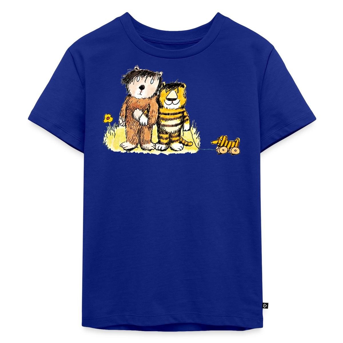 T-Shirt Janosch Tiger, Bär und Tigerente auf Wiese Kinder Premium T-Shirt