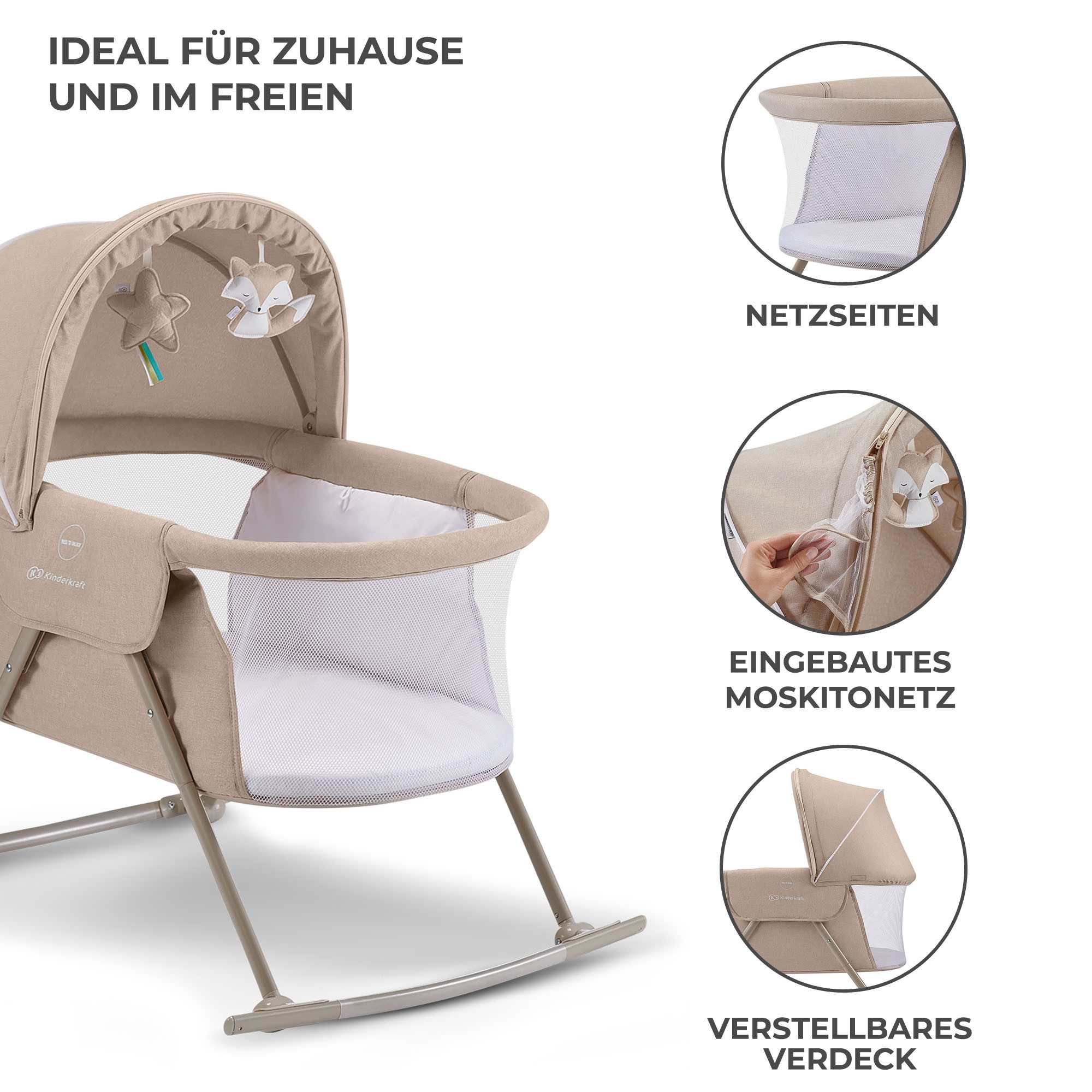 Kinderkraft Baby-Reisebett LOVI