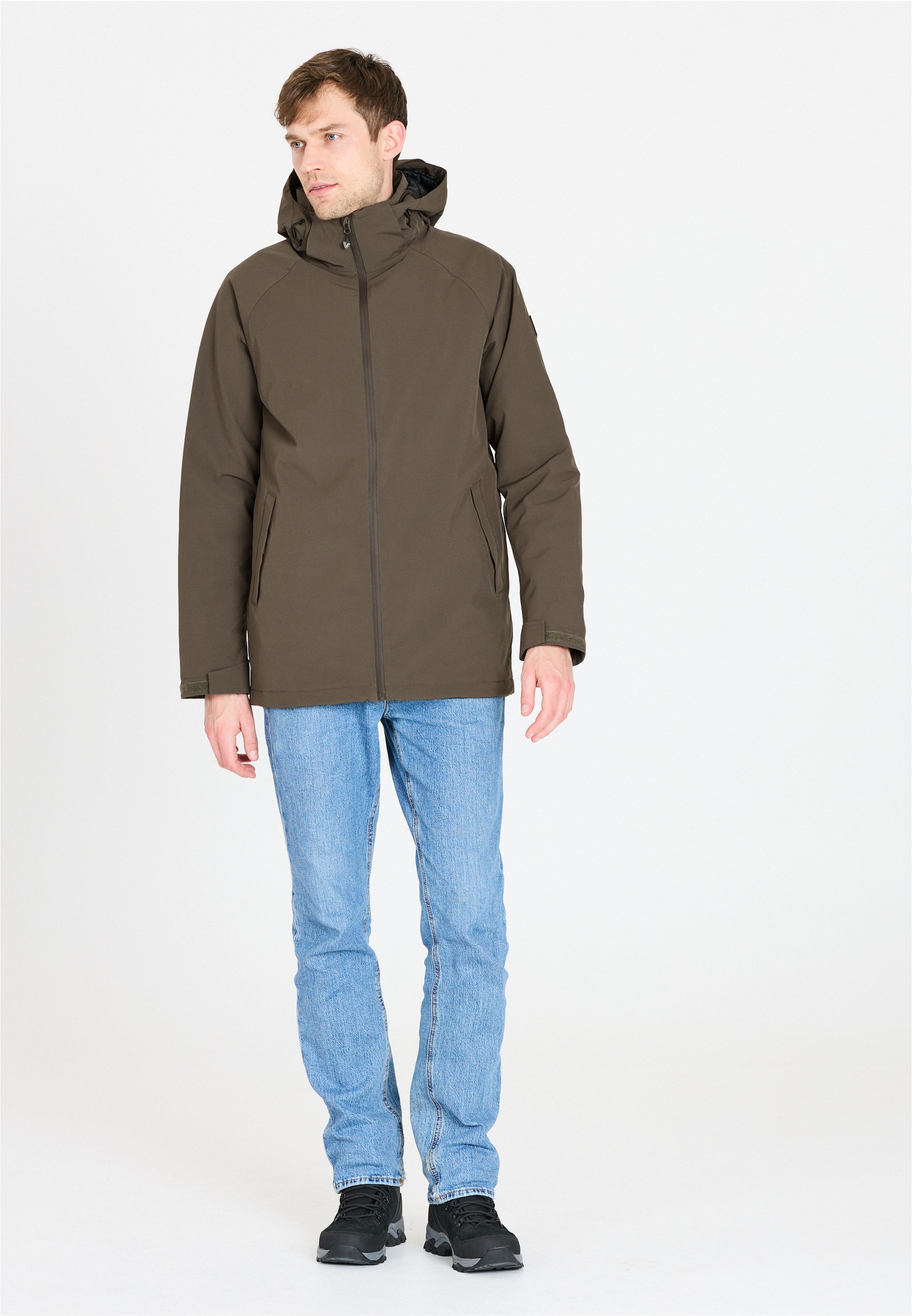 WEATHER REPORT Outdoorjacke Brennt mit wasserabweisender Membran