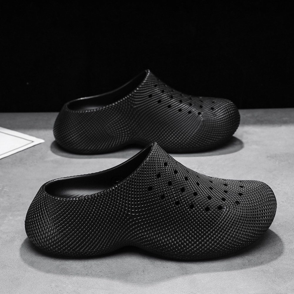 HUSK'SWARE Bequeme Freizeitclogs Clog (Modischer Freizeitlook, Atmungsaktive Belüftungsöffnungen) Weiches & flexibles EVA-Material Rutschfeste Sohle