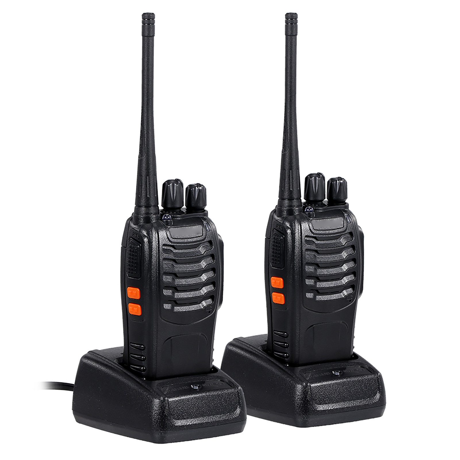 GARRYFIZH Walkie Talkie Walkie Talkie 2 Walkie Talkies, Extrem lange Standby-Zeit Intelligente Geräuschunterdrückung