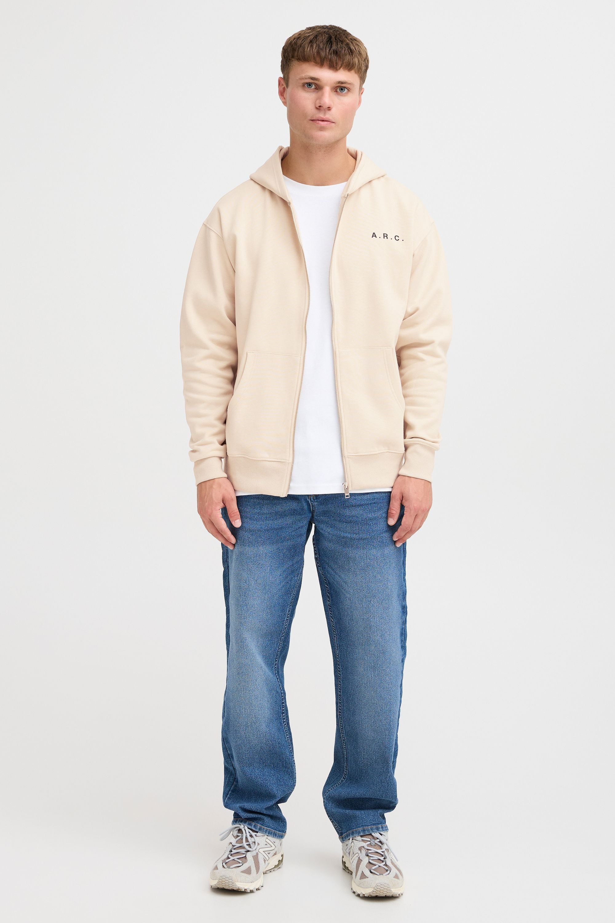 !Solid Sweatjacke SDHenne Lässige Kapuzensweatjacke mit Backprint