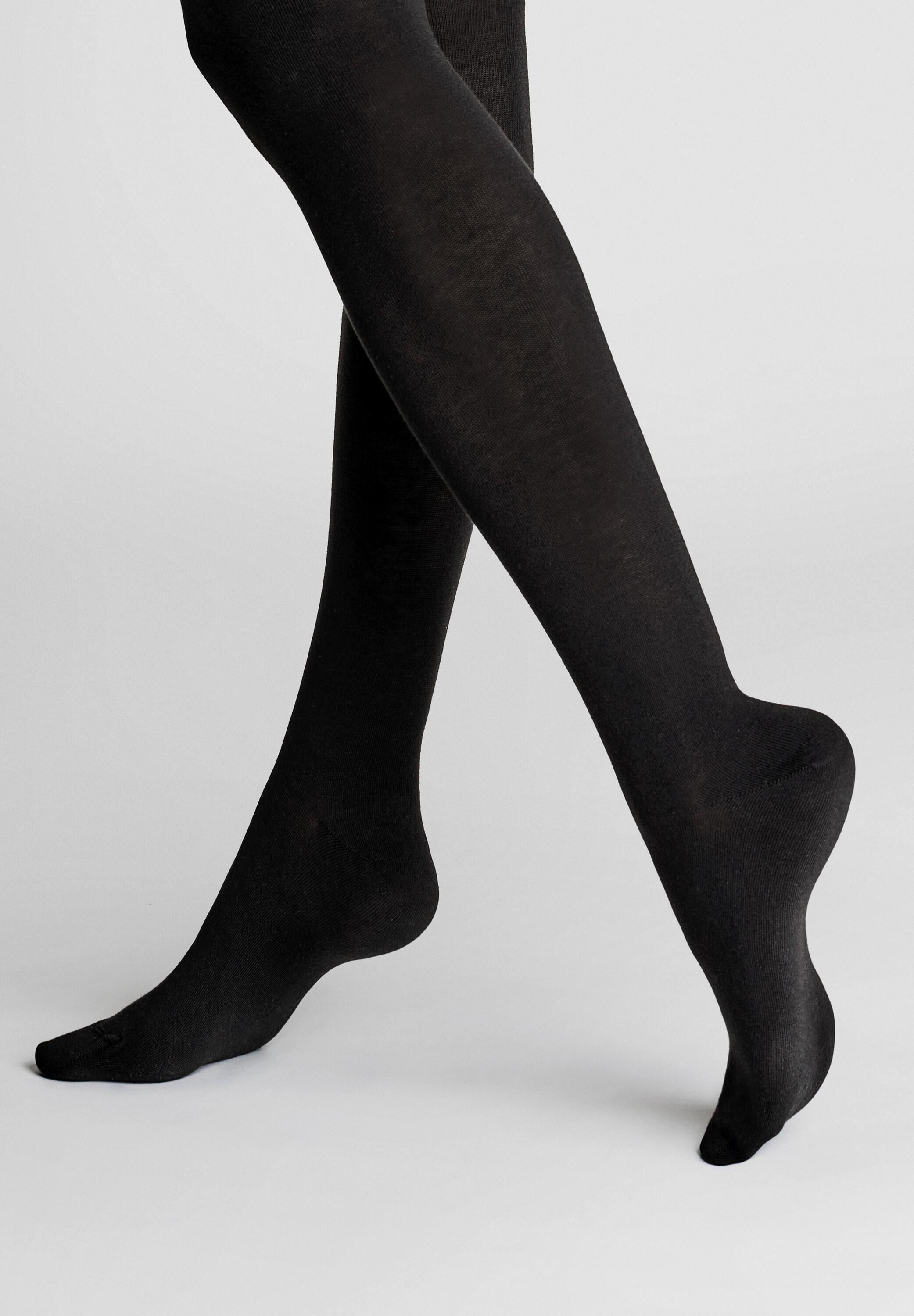 Hudson Strumpfhose Relax Montana Comfort Size 0 DEN (1 St) Strickstrumpfhose / Strumpfhose in Komfortgröße aus 90% Baumwolle