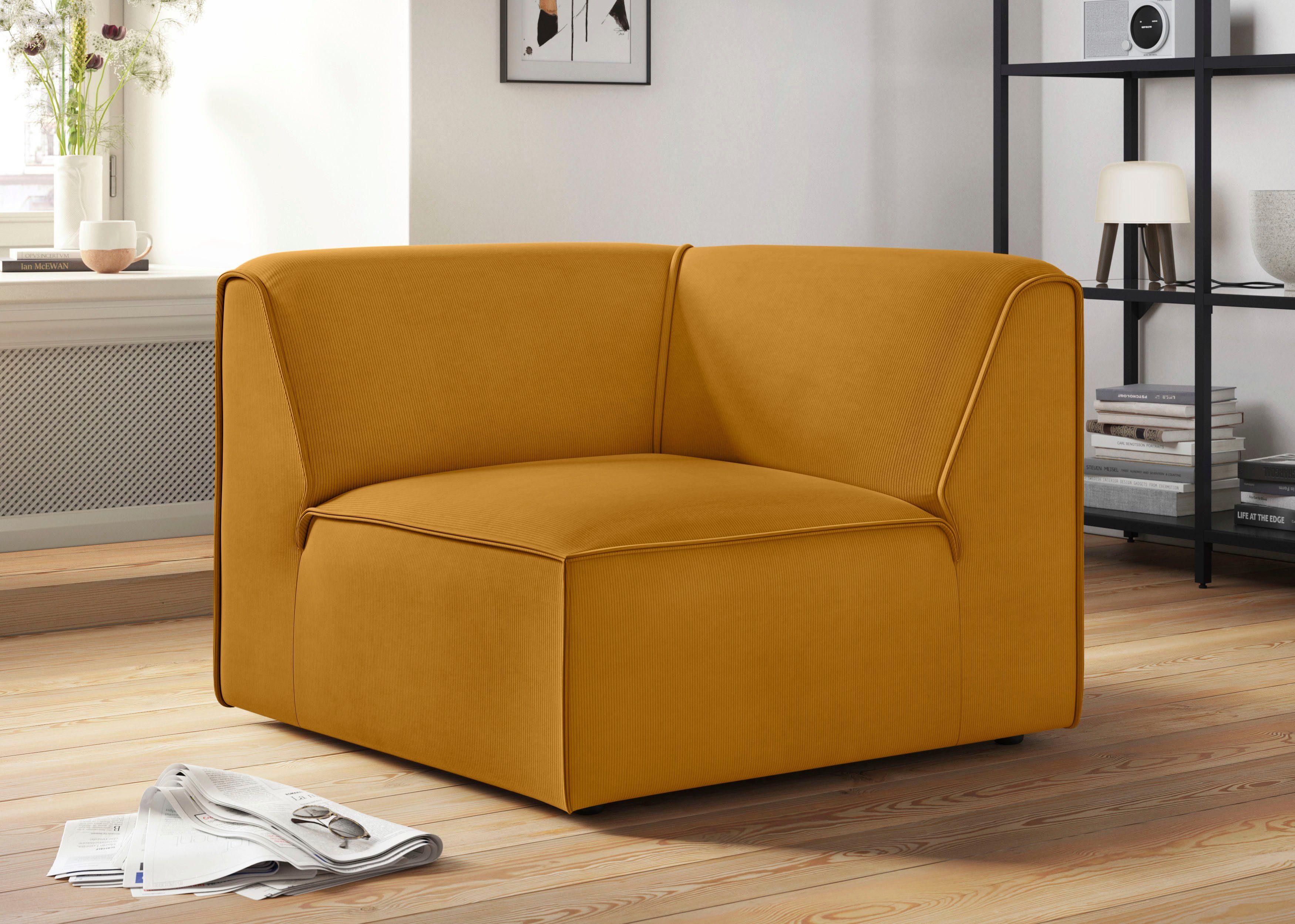 RAUM.ID Sofa-Eckelement Merid, Sofaelement, Maße B/T/H: günstig online kaufen