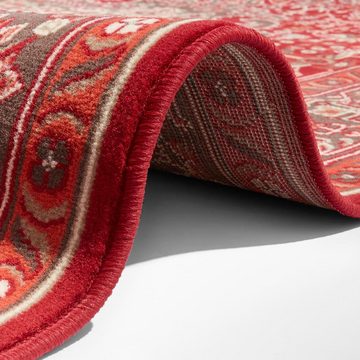 Teppich Orientalischer Kurzflor Teppich Skazar Isfahan Orientrot, NOURISTAN, rechteckig, Höhe: 9 mm