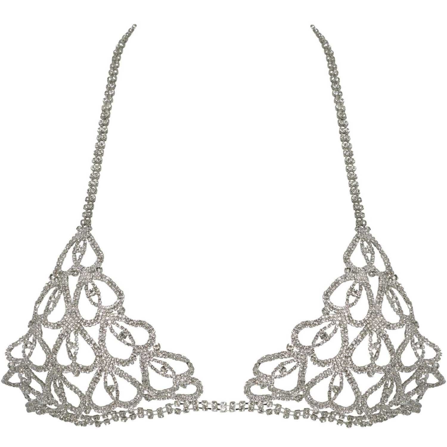 Escora Lange Kette Funkelnder Ketten-Bra C07 sexy