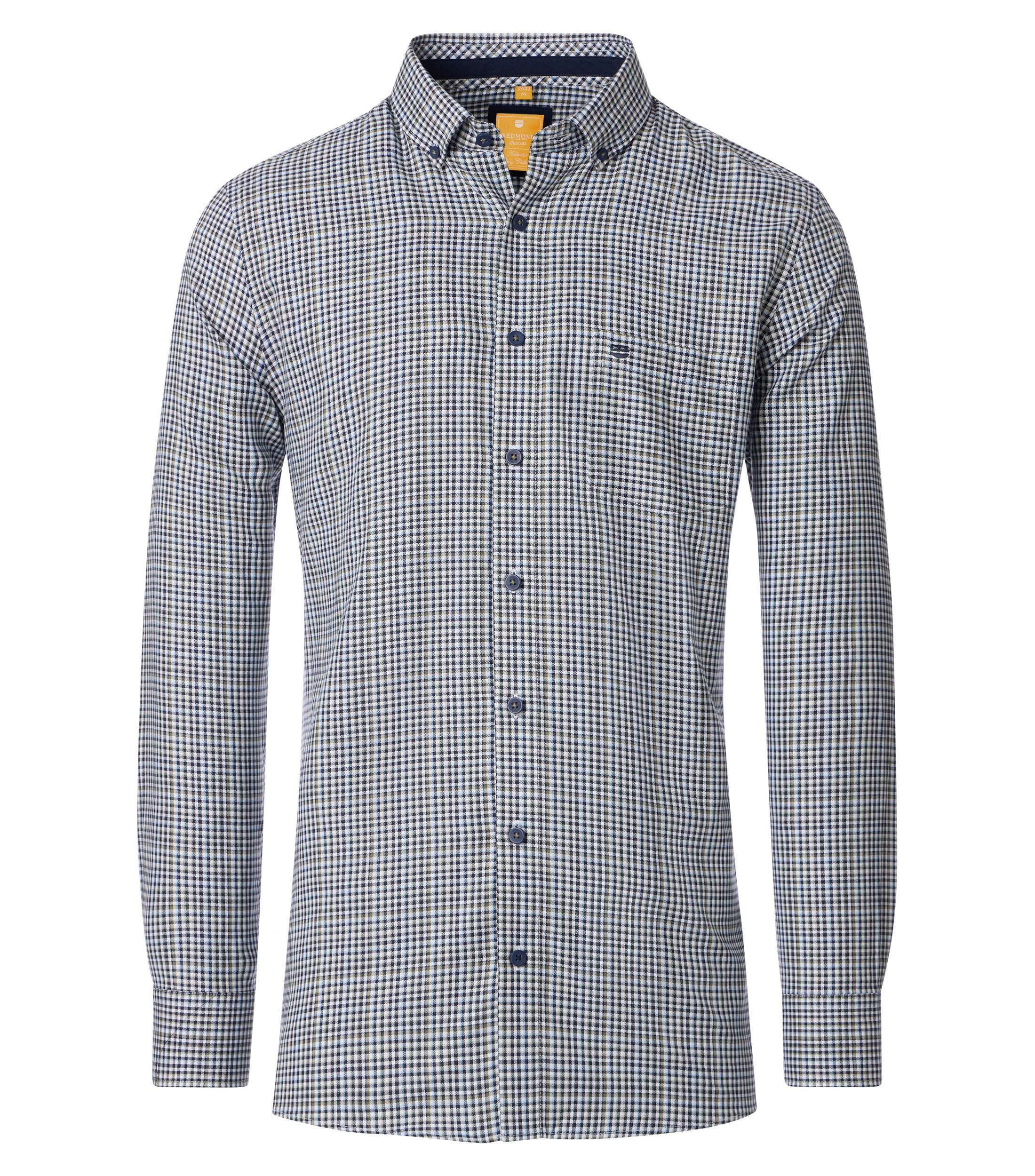 Langarmhemd kariert Modern Fit