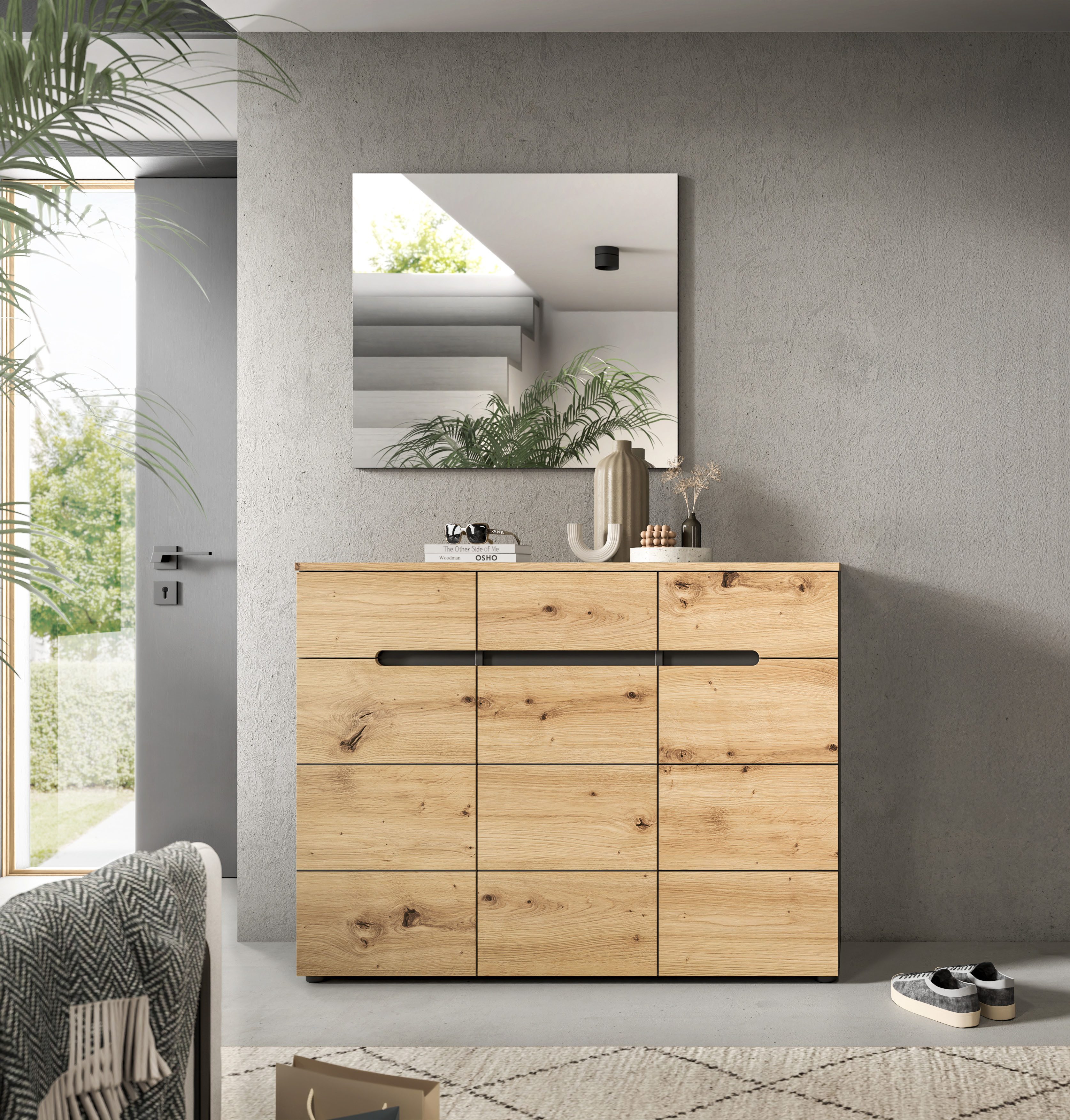 Home affaire Garderobenschrank REHAT, TOPSELLER!, Breite 120 cm, 3 Türen, 3 günstig online kaufen