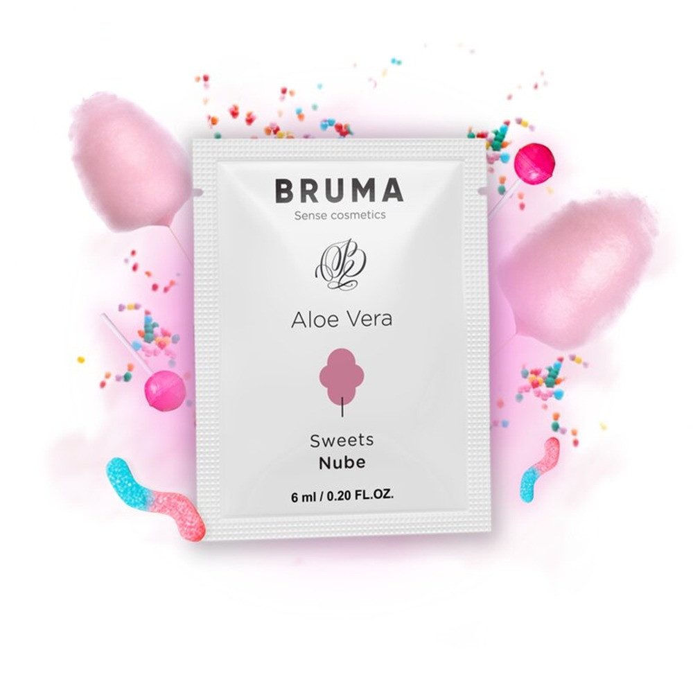 BRUMA Gleitgel Aloe Vera Gleitgel Süßigkeiten Geschmack 6 Ml