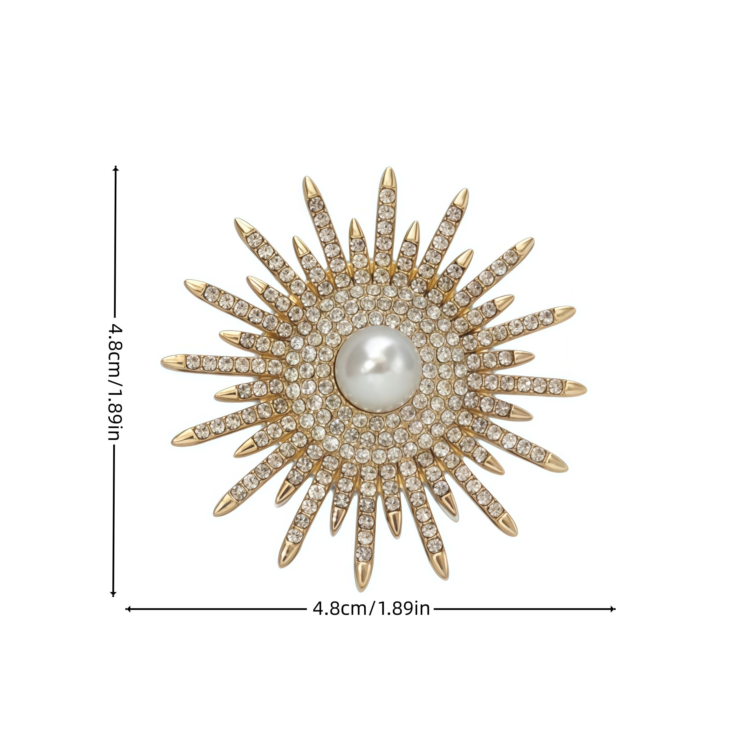 FOUORTUNATE-BEE Brosche Sonnenblumen-Perlenbrosche mit Geschenkbox für Dame günstig online kaufen