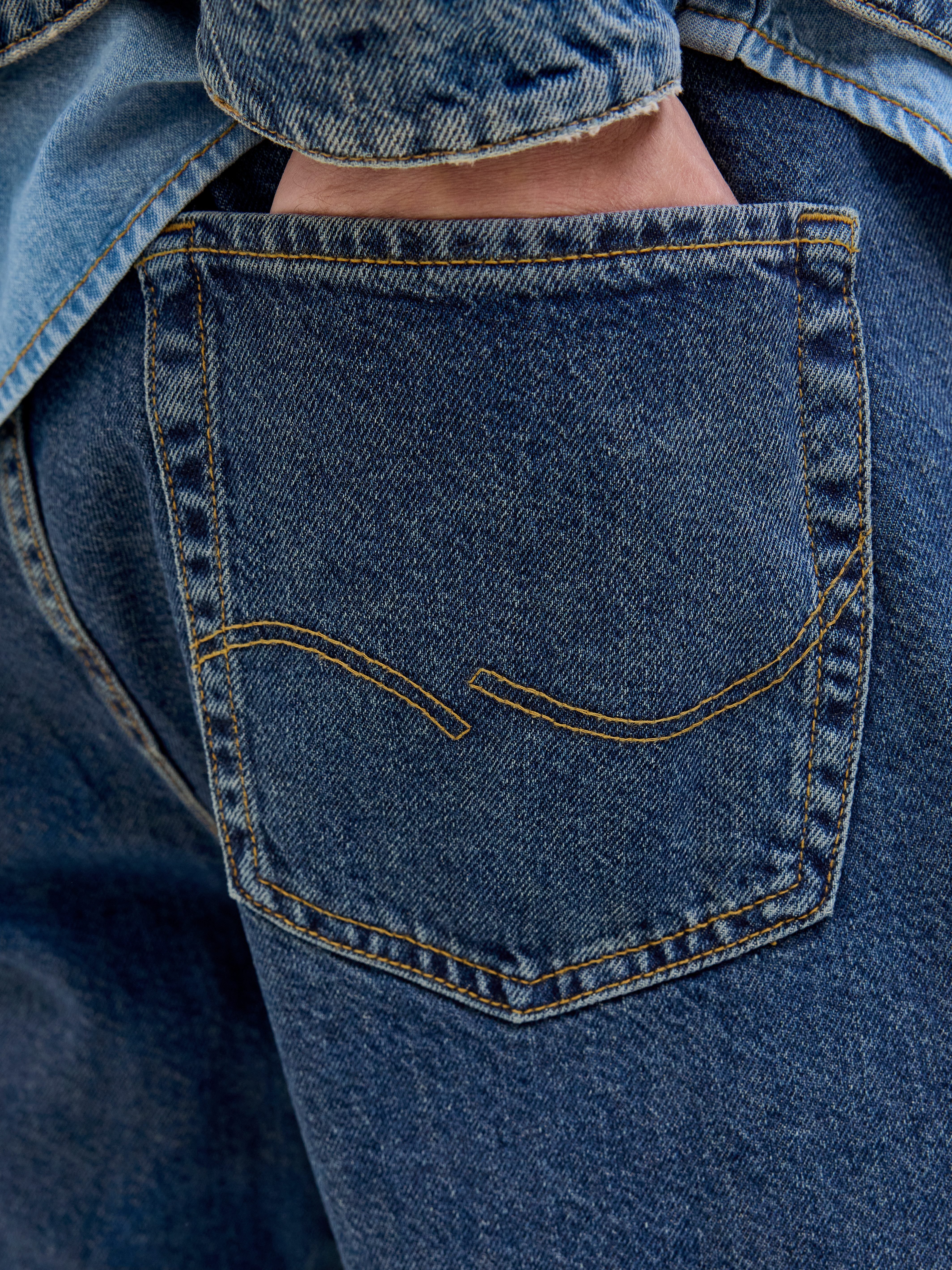 Jack & Jones Relax-fit-Jeans JJIALEX JJORIGINAL SQ 738 Baumwolle, baggy fit