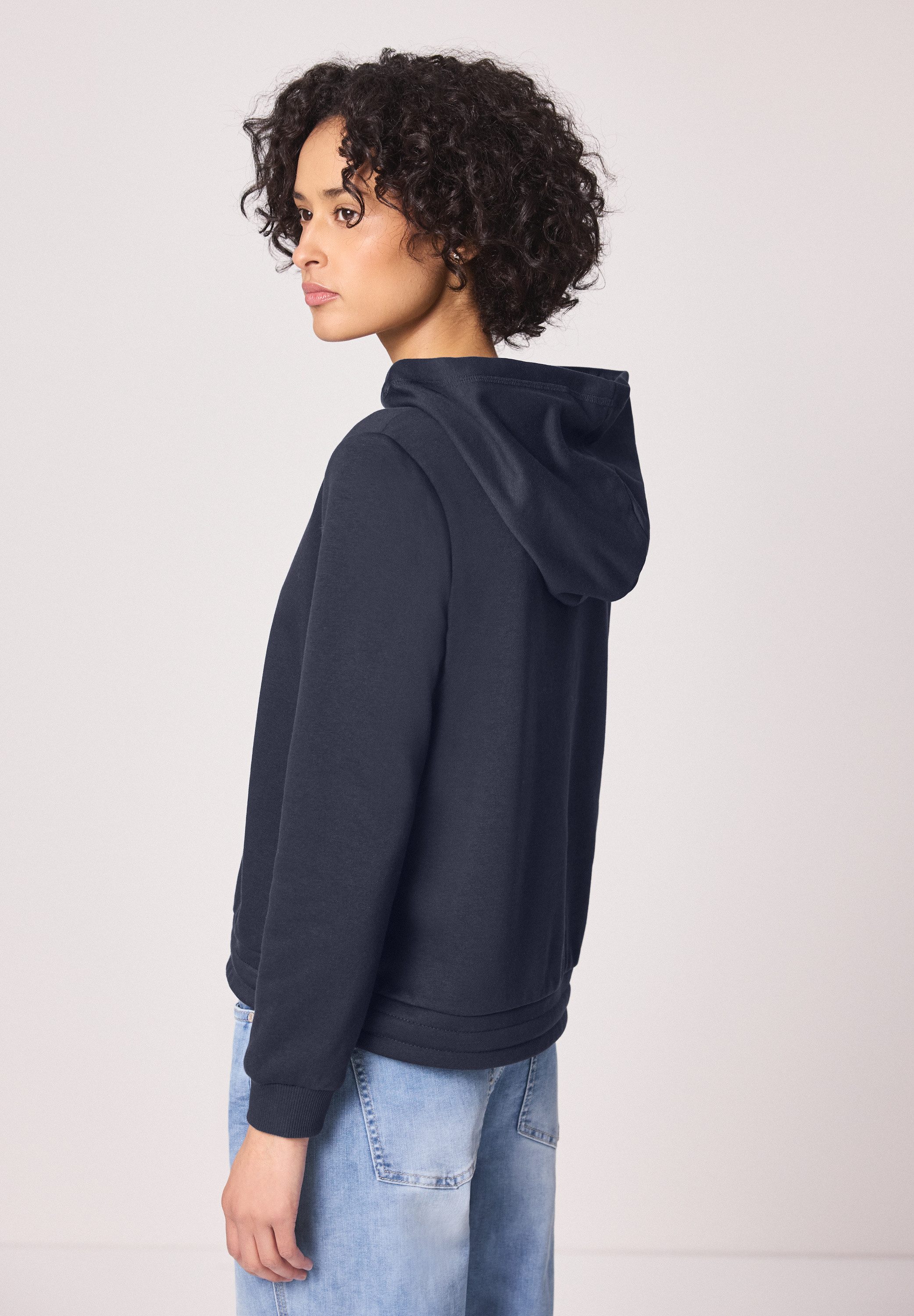 STREET ONE Sweatshirt in Unifarbe