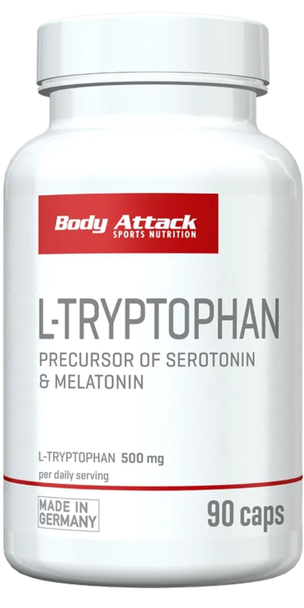 Body Attack Body Attack L-Tryptophan 500 mg- 90 Kapseln Kapseln