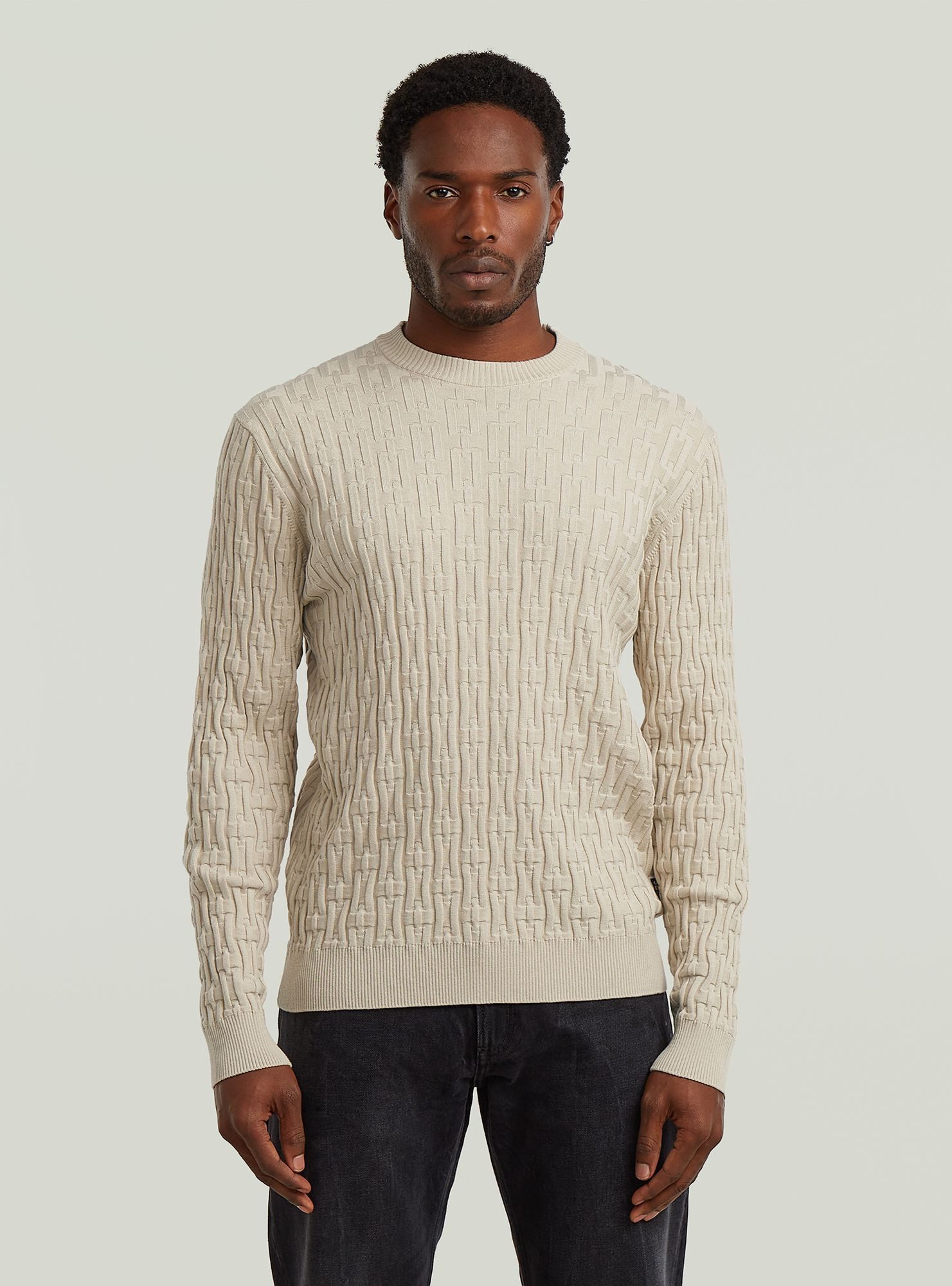 G-STAR Longpullover Chain Structure Knit Pullover