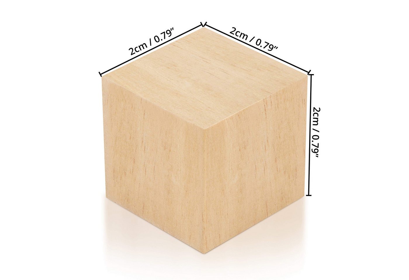 Thumbnail - Kurtzy Kantholz Kiefer Holzwürfel 2x2x2 cm (120 Stück) - Spielsteine, (120-tlg)