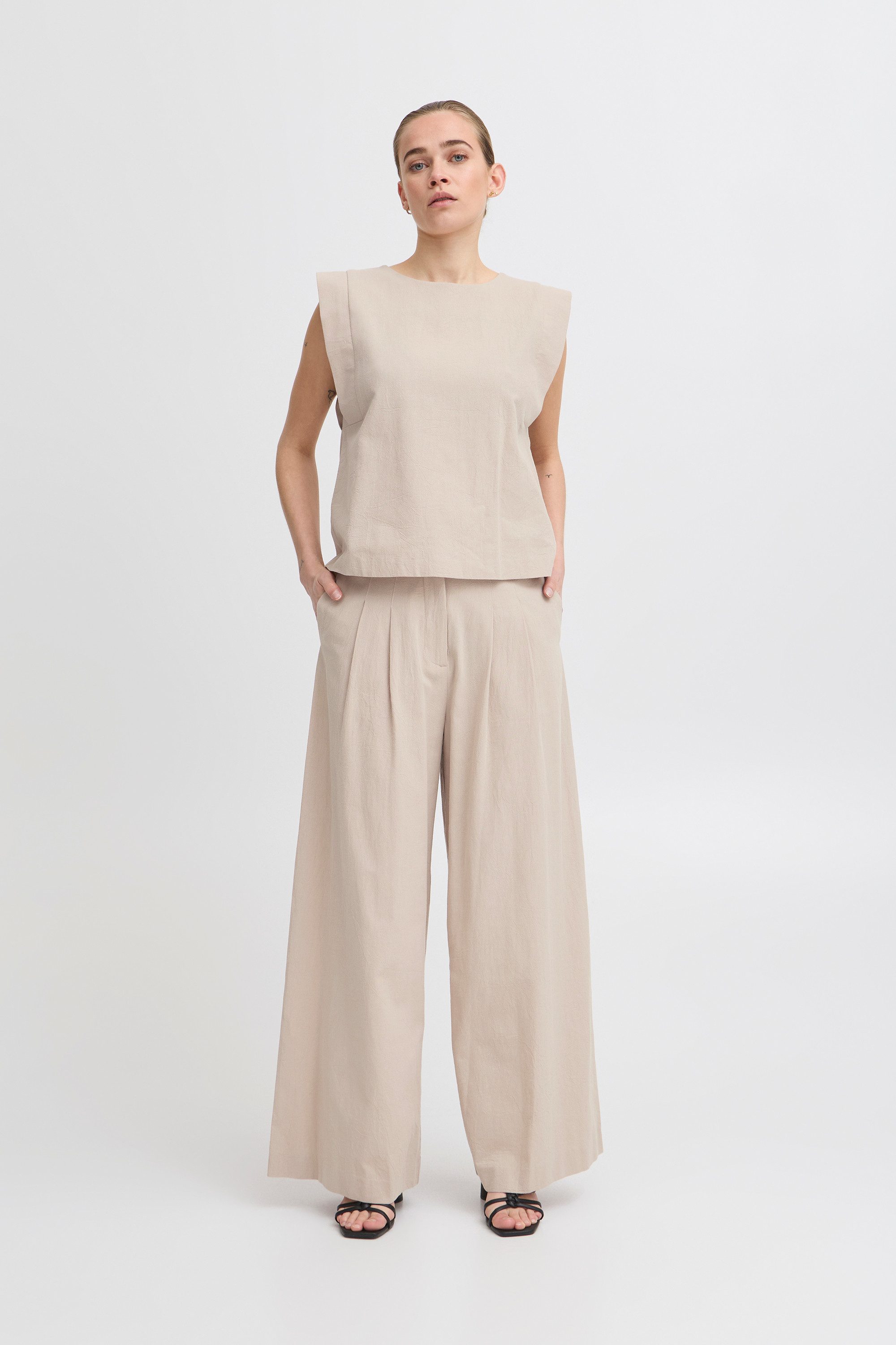 ICHI Stoffhose Casual Hose IHUNITY