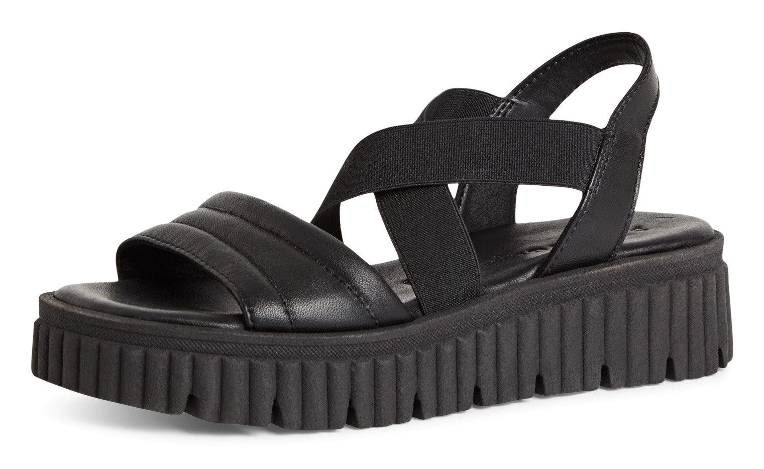 Tamaris Keilsandalette, Plateau, Riemchensandale, Sommerschuh mit Kreuzband günstig online kaufen