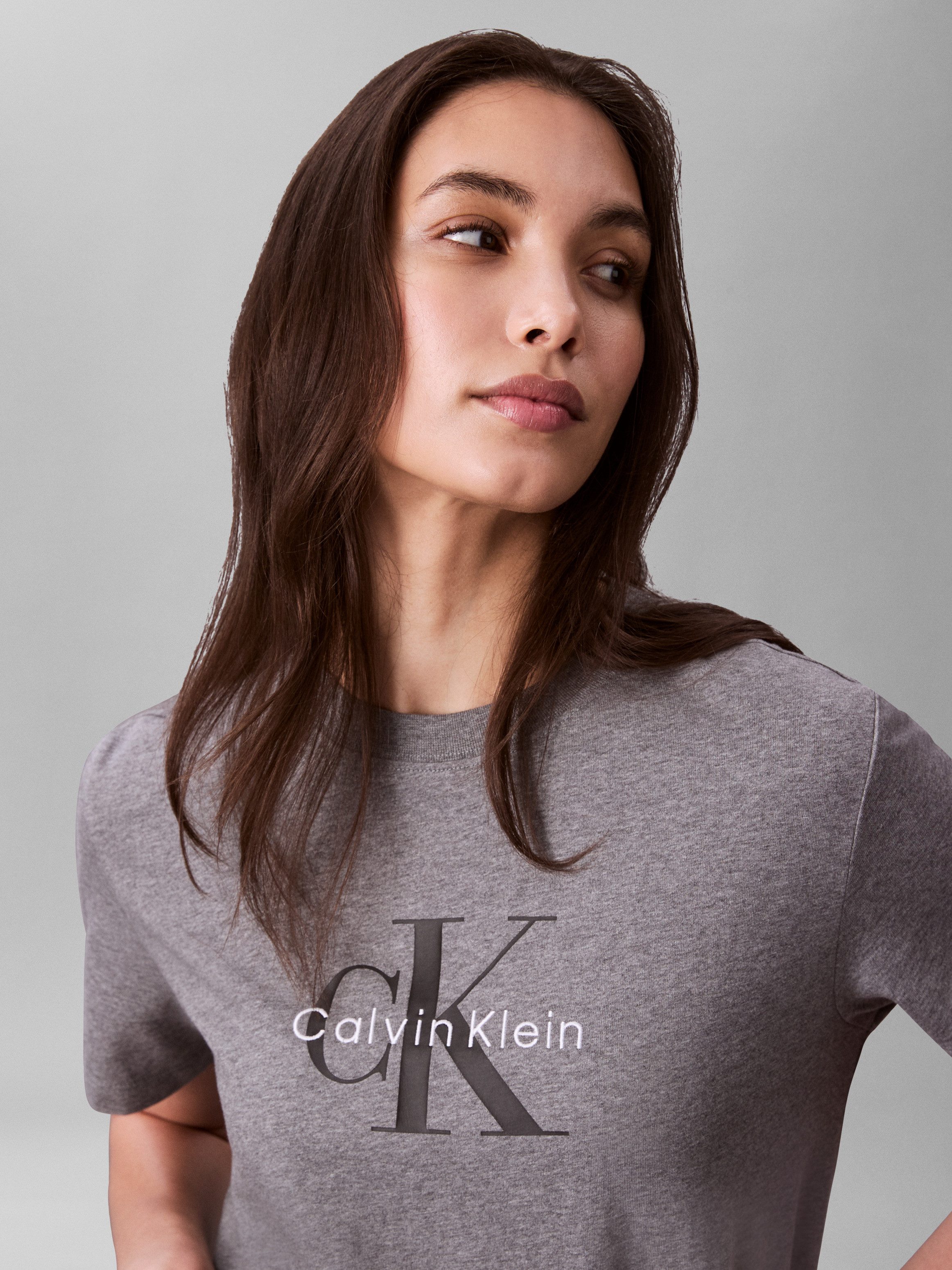 Calvin Klein Jeans T-Shirt HERO SS CLASSIC MONOLOGO CNECK T, Logoschriftzug