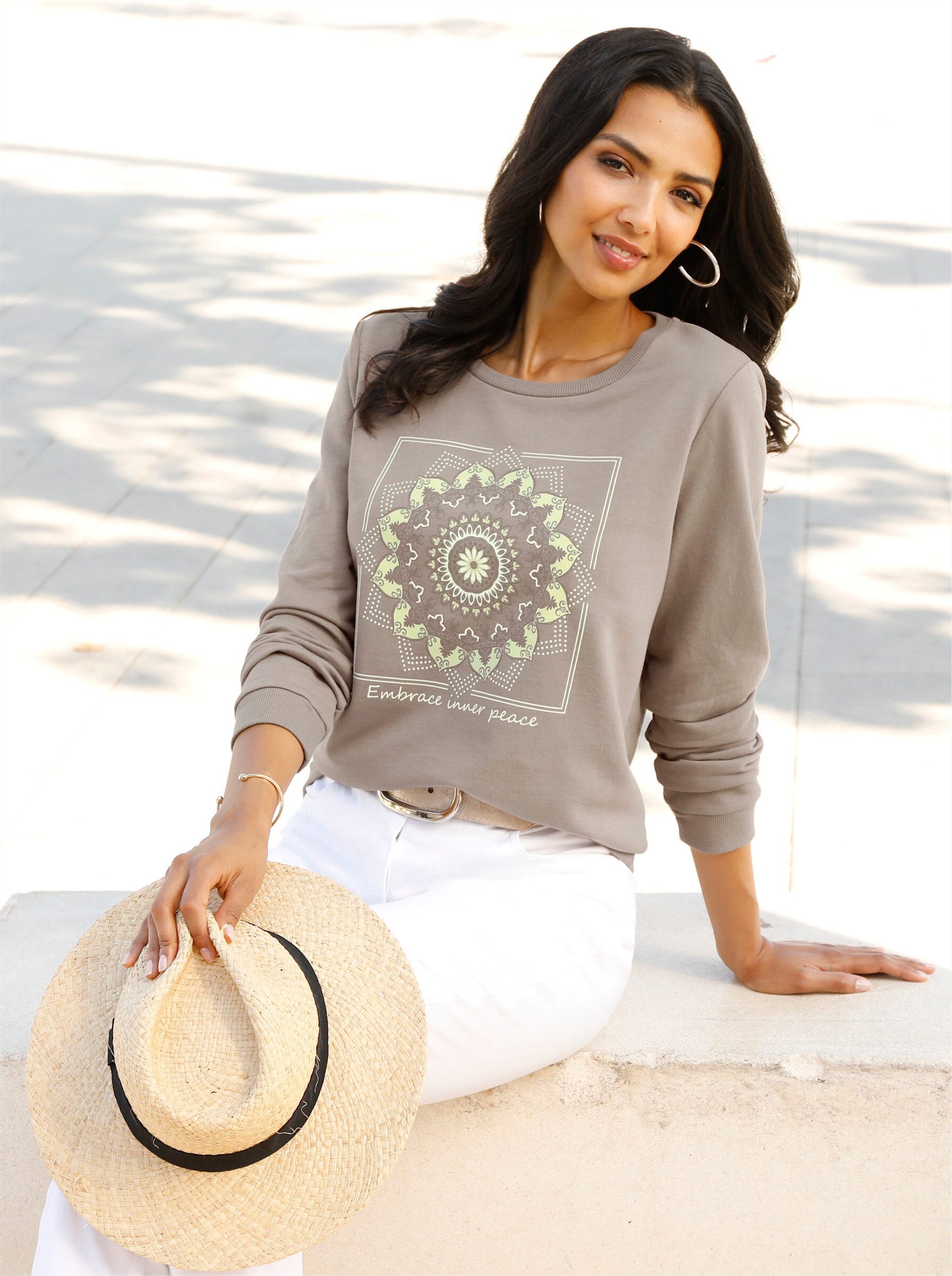 Sieh an! Sweater Sweatshirt Langarm