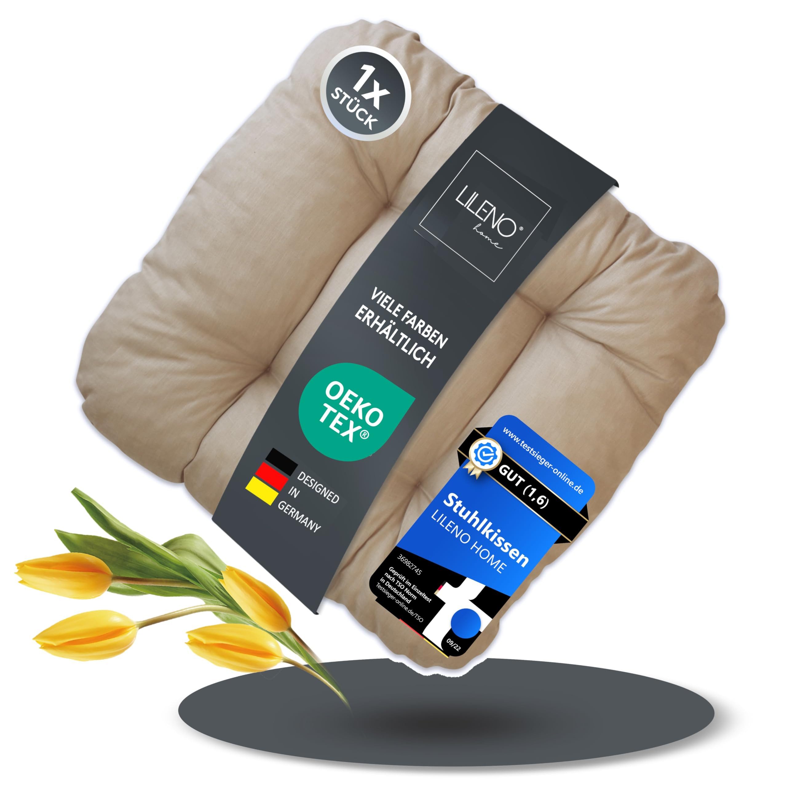 LILENO HOME Stuhlkissen Sitzkissen für Gartenstuhl, günstig online kaufen