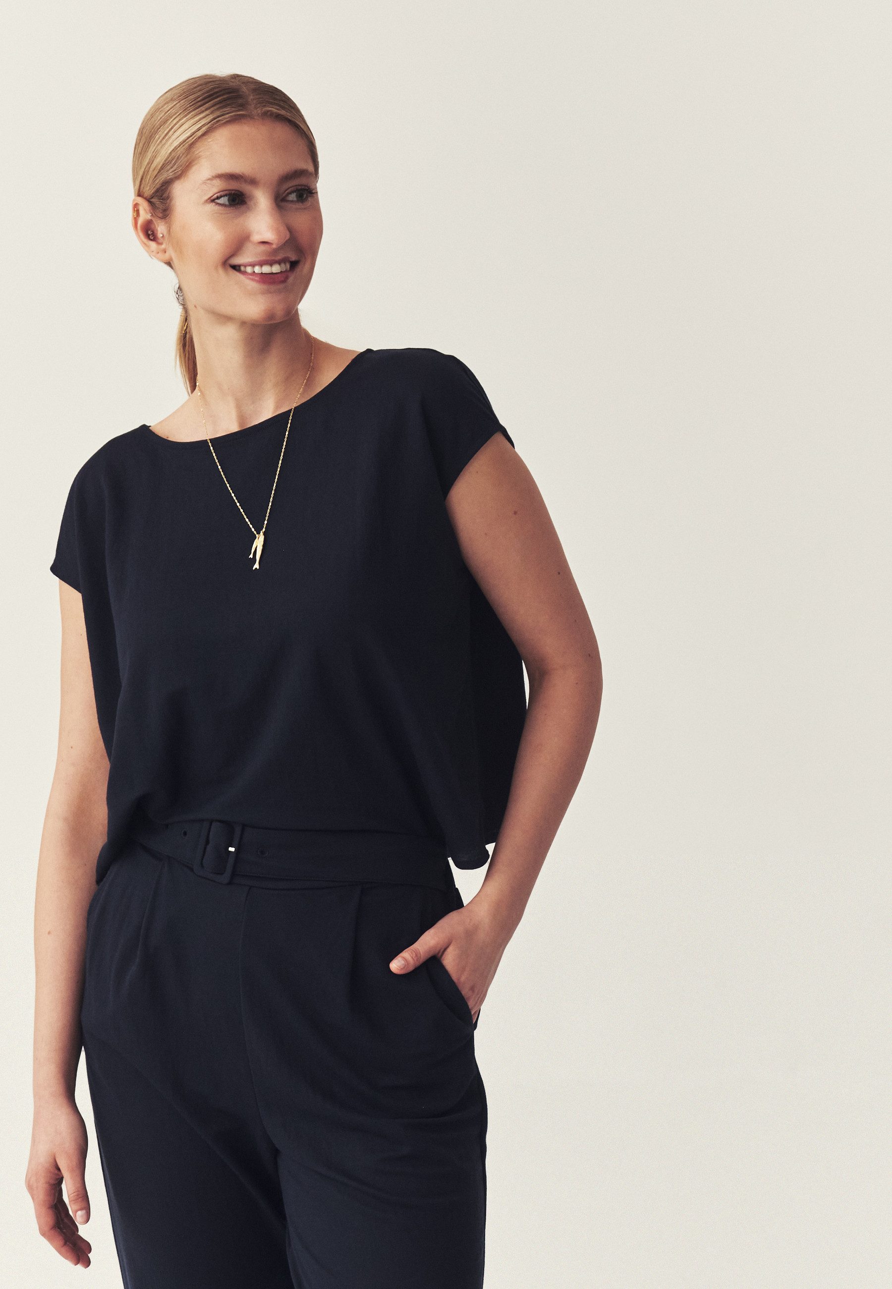 TATUUM Jumpsuit Strickeinsieger Mit Gürtel - Agajana