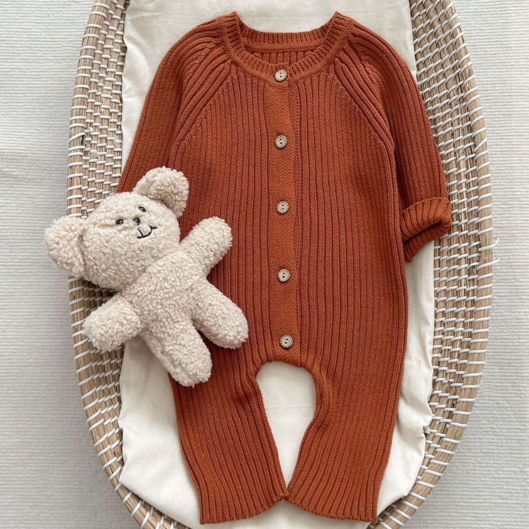 suebidou Overall Unifarbener Baby & Kleinkind Jumpsuit Onepiece Anzug nachhaltig, kreativ