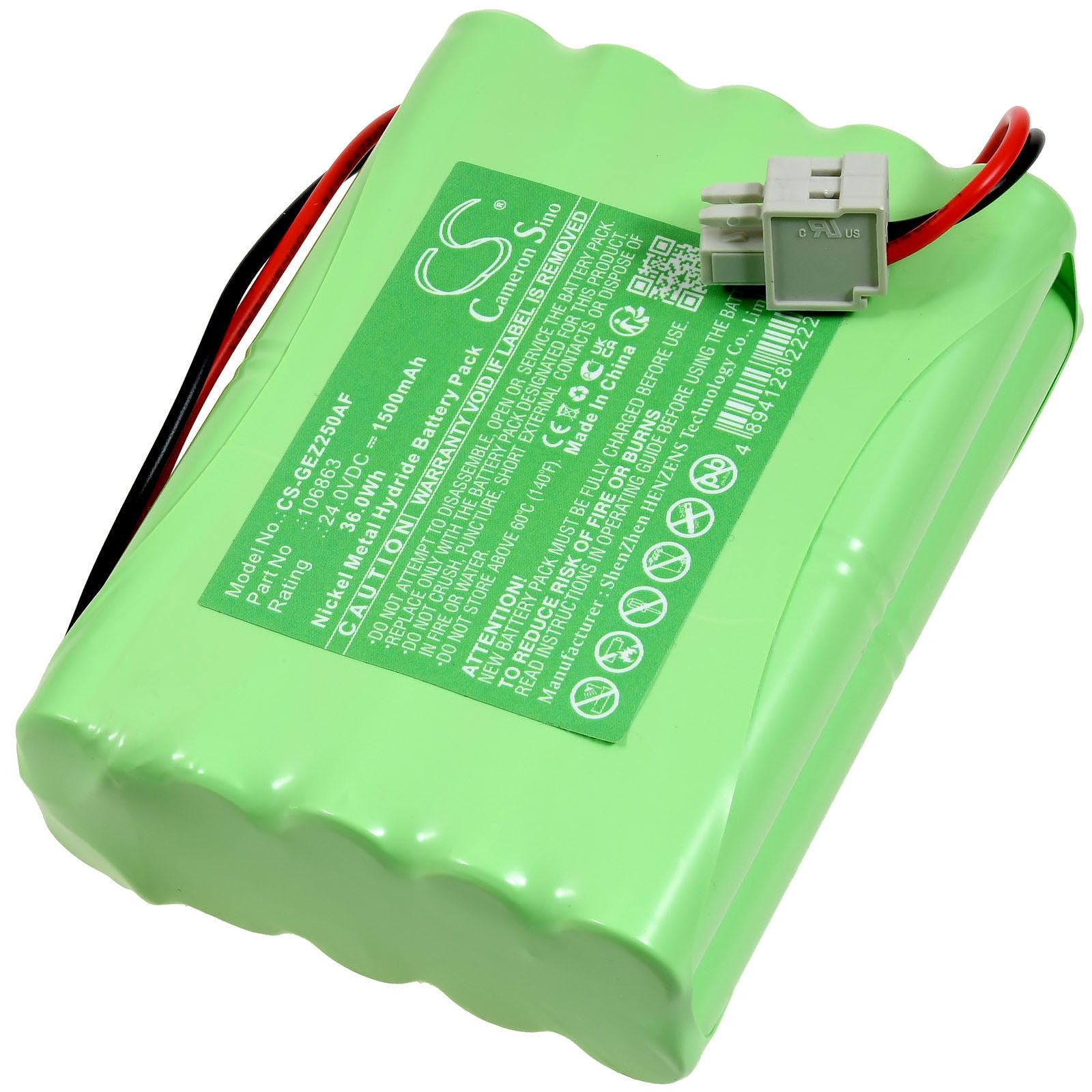 Powery Akku für GEZE Typ 25020 Akku 1500 mAh (24 V)