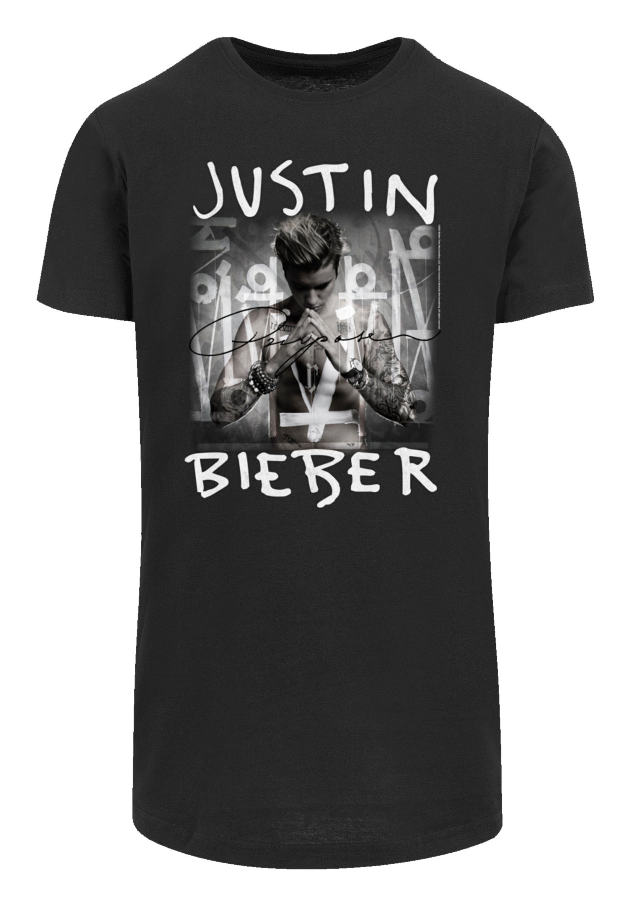 F4NT4STIC Justin Album Bieber Rock By Qualität, Cover Premium Off T-Shirt Musik, Purpose