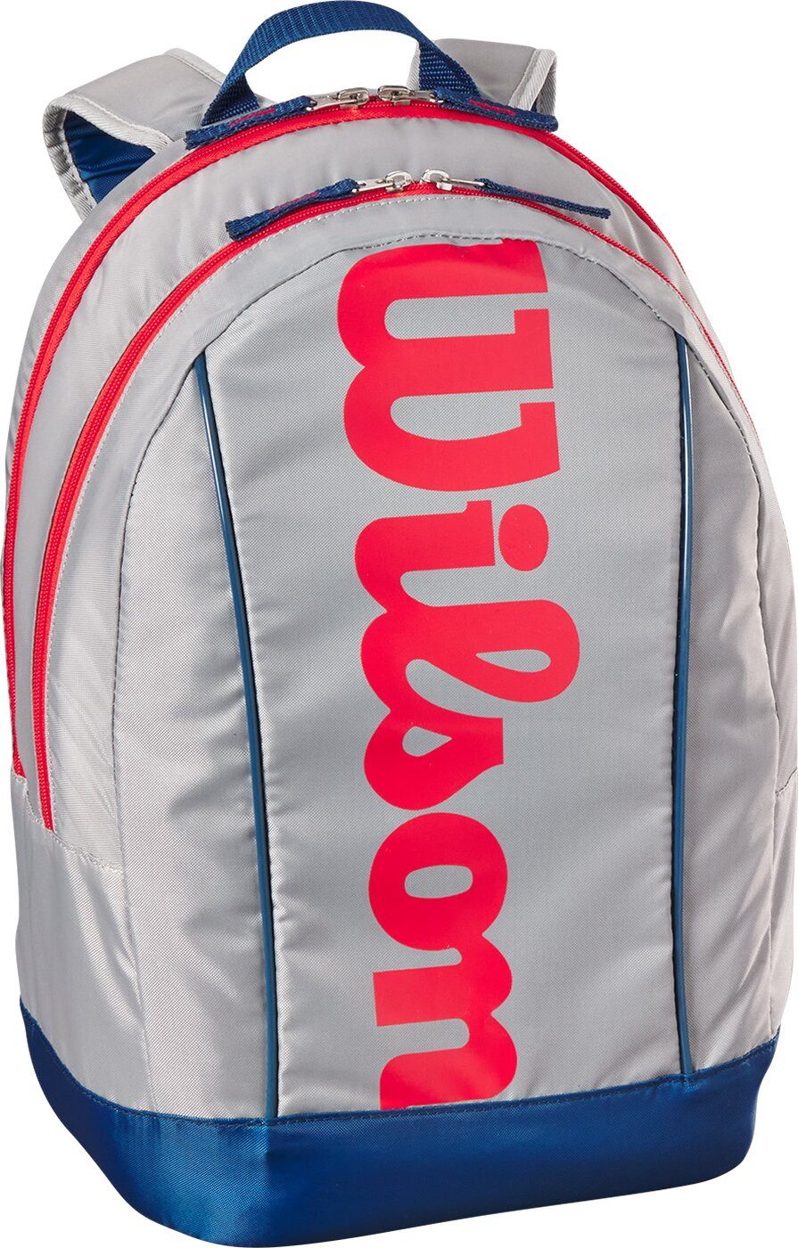 Wilson Aufbewahrungstasche JUNIOR BACKPACK Light Grey F03/RED-BLUE LIGHT GREY F03/RED-BLUE/