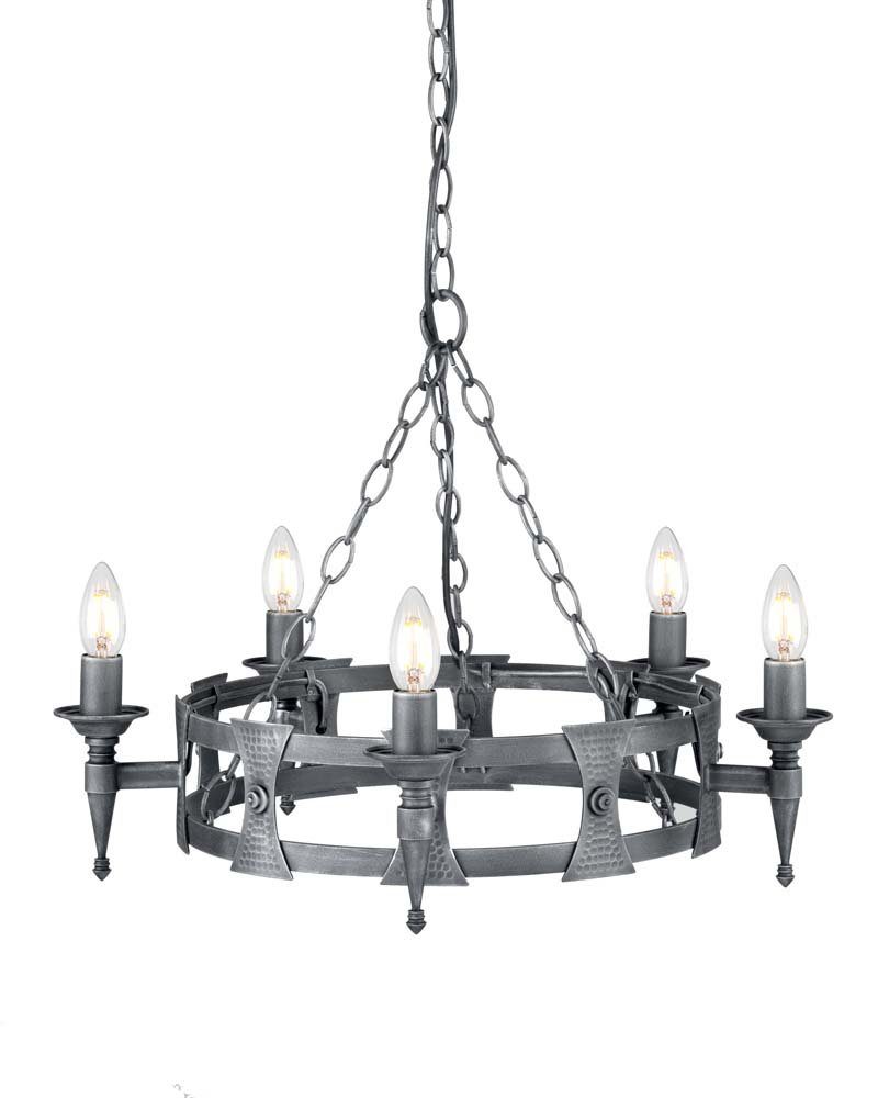 Elstead LIGHTING Kronleuchter, Leuchtmittel nicht inklusive, Kronleuchter Hängeleuchte D 60 cm Esszimmerleuchte Deckenlampe