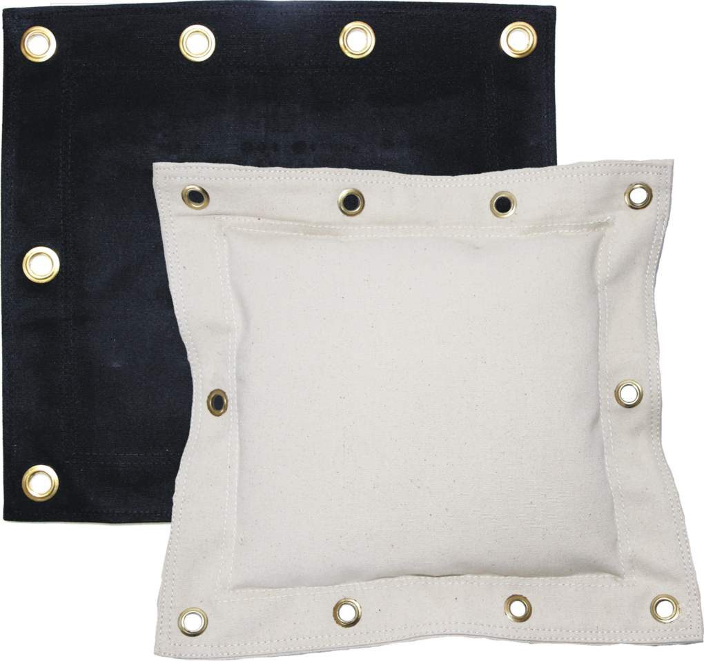 BAY-Sports Boxsack Sandsack für die Wand 1-Kamm Schlagpolster Wandschlagpolster Wandsack (Stück), Tritte und Schläge ohne Partner üben