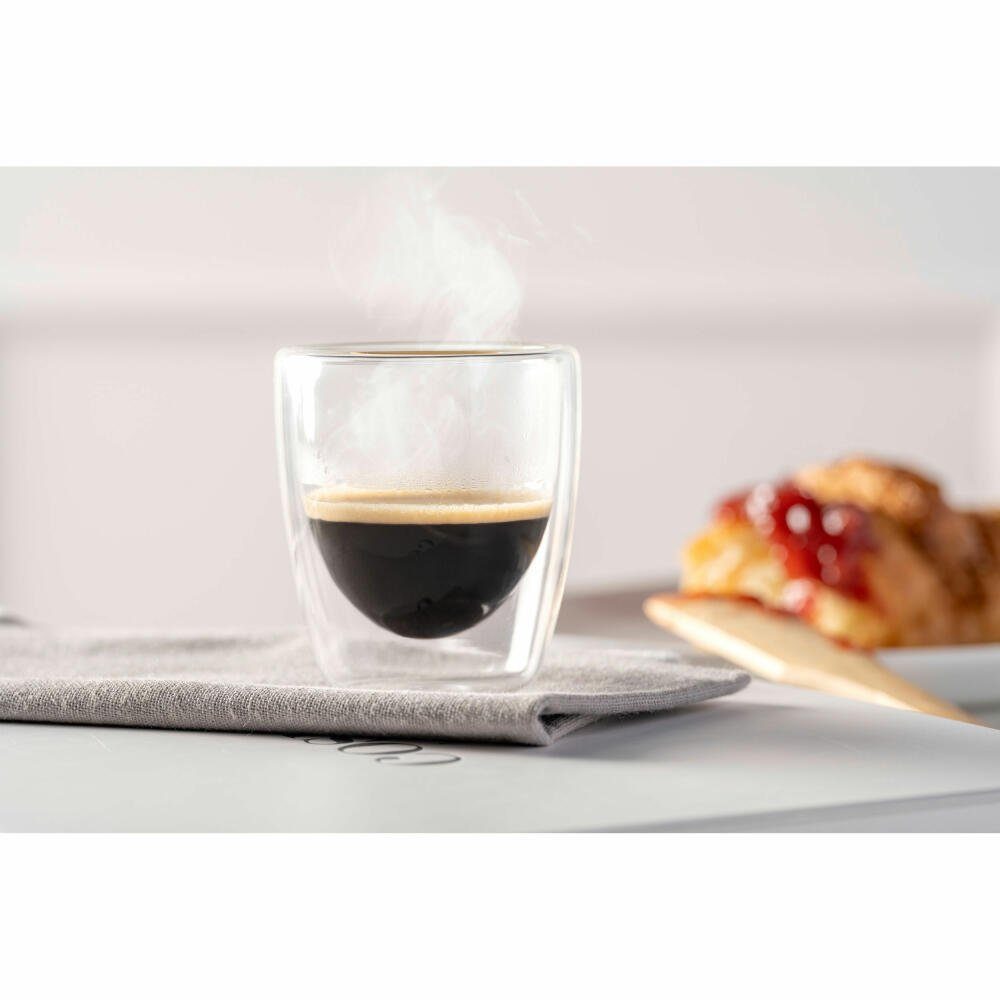 LEONARDO Tasse Tasse Duo, 2er-Set, 100 ml, 2-tlg., Borosilikatglas