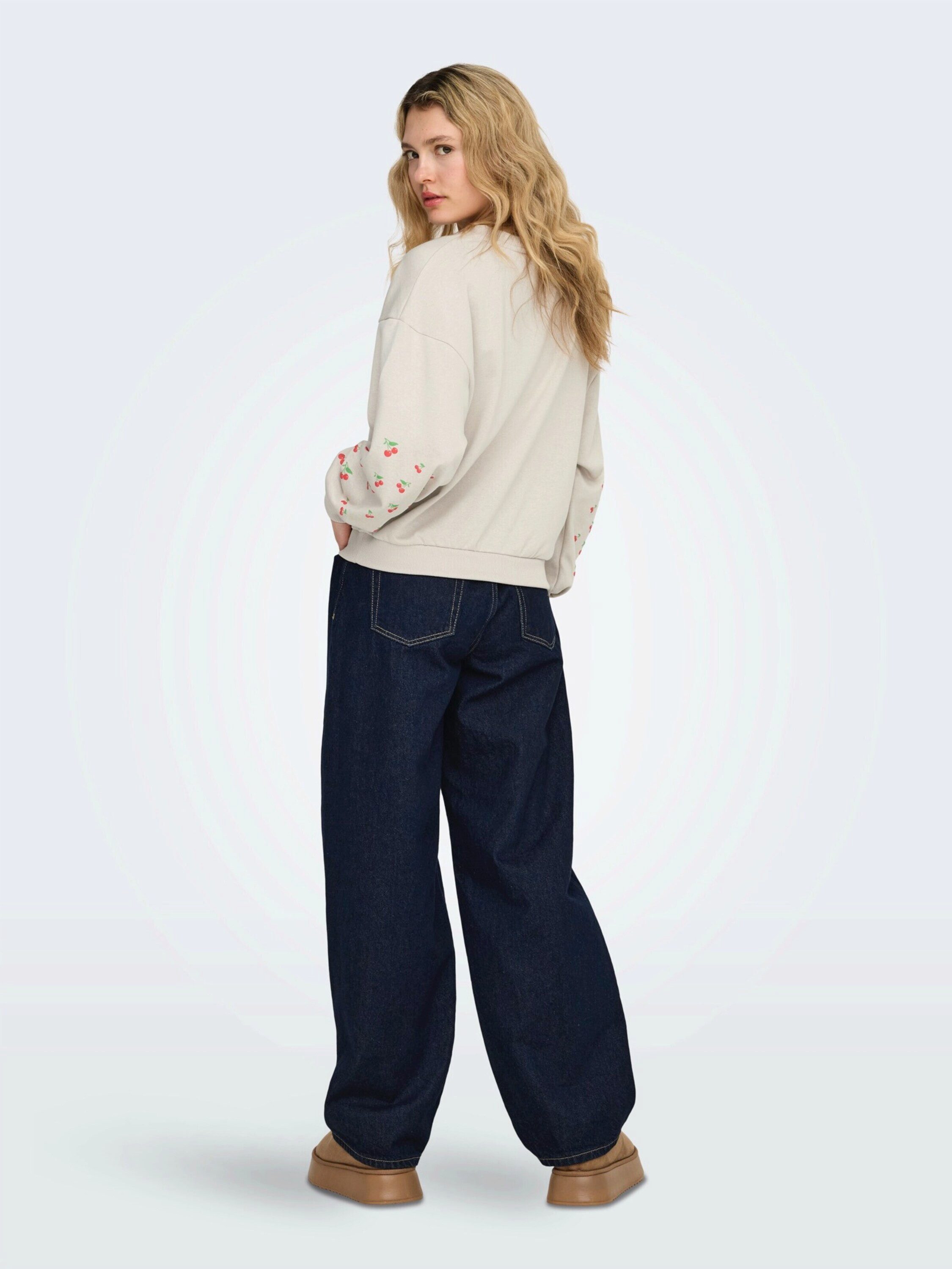 ONLY Sweatshirt ONLBrooke (1-tlg) Drapiert/gerafft