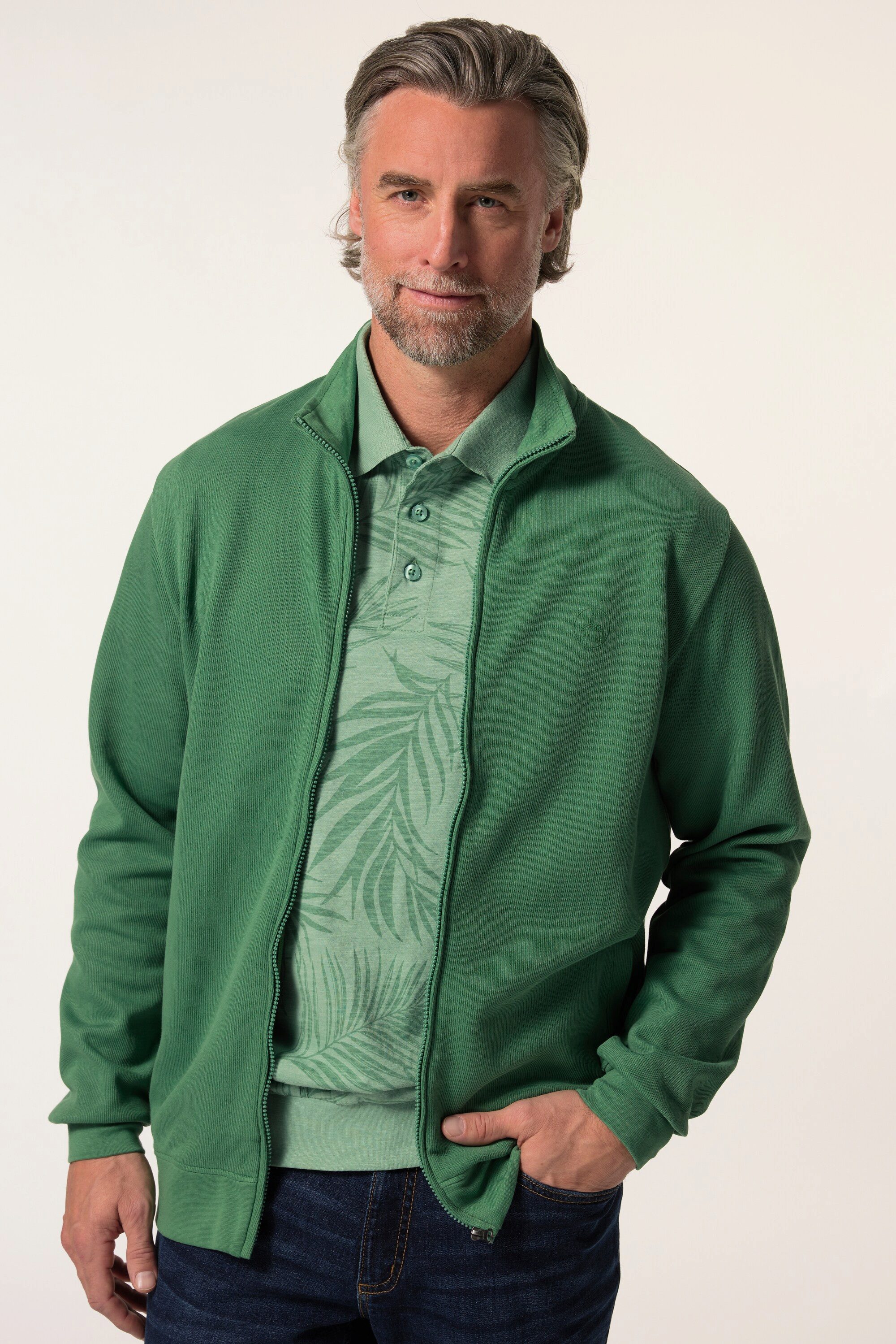 Boston Park Fleecejacke Boston Park Sweatjacke günstig online kaufen