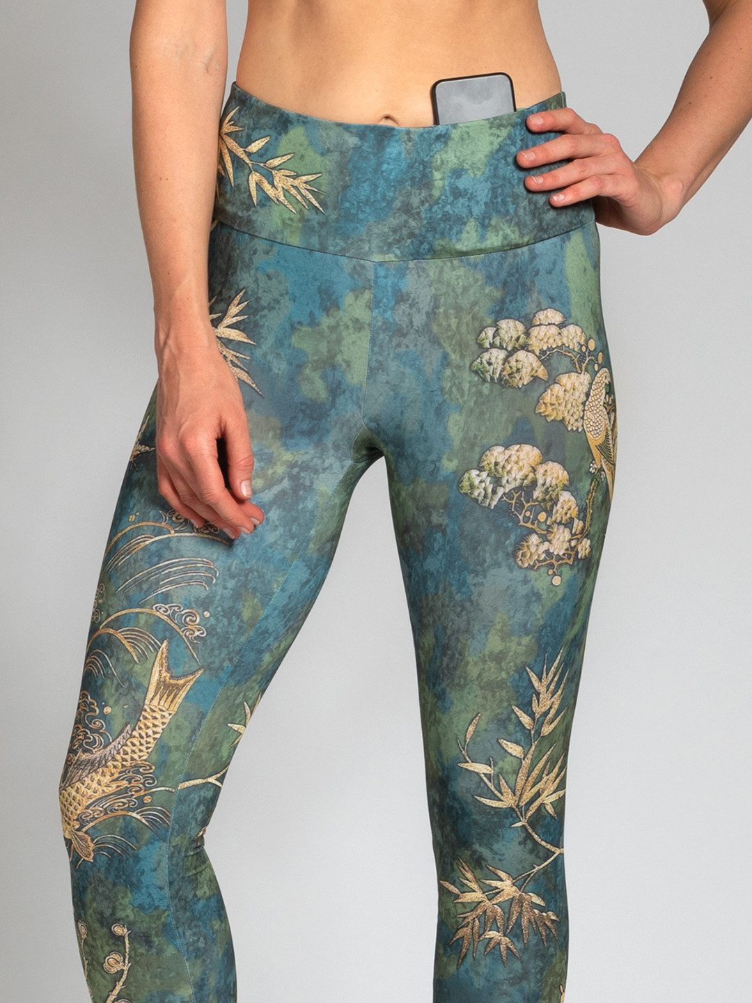 Magadi Leggings Camo aus Komfort-Stretch mit Tasche