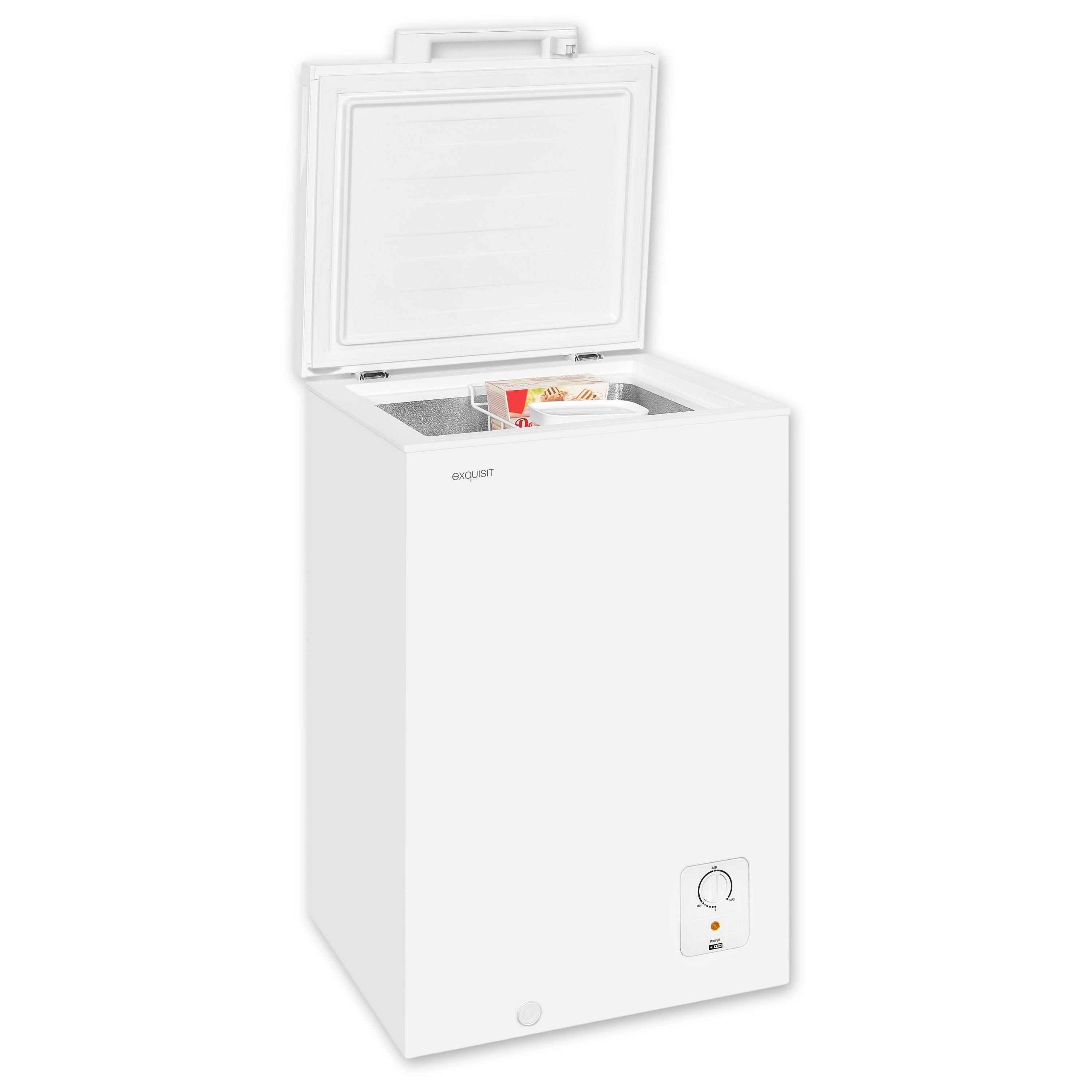 exquisit Gefriertruhe GT100-010E, 54.6 cm breit, 95 l, praktisch und kompakt