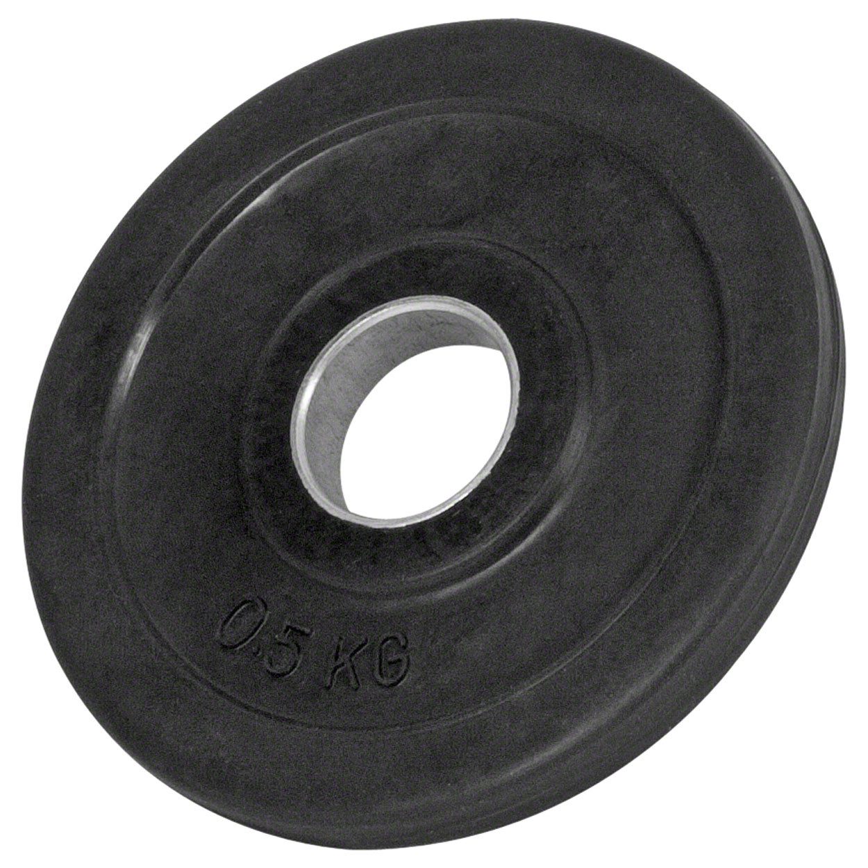 Sport-Tec Hantelscheibe Hantelscheibe mit Gummiüberzug, Bohrung ø 3 cm, 0