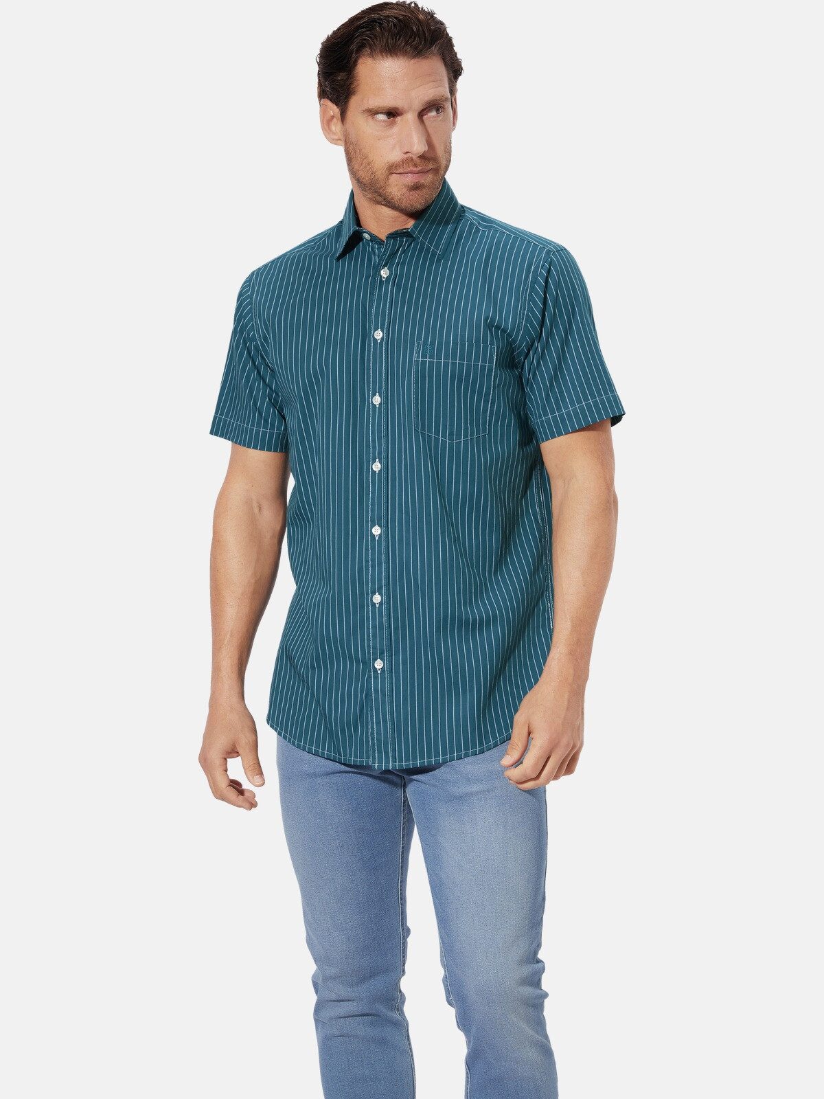 Babista Kurzarmhemd NAPOLEO mit gestreiftem Muster günstig online kaufen