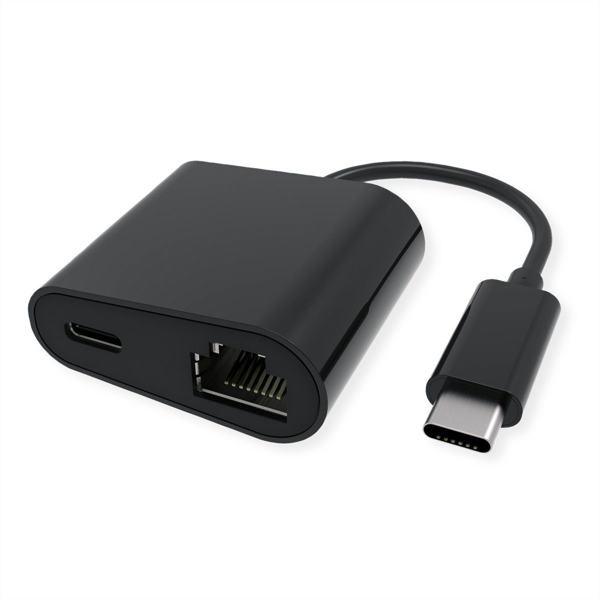 USB 3.2 Gen 2 Typ C zu Gigabit Ethernet Konverter + 1x PD Port Computer-Adapter