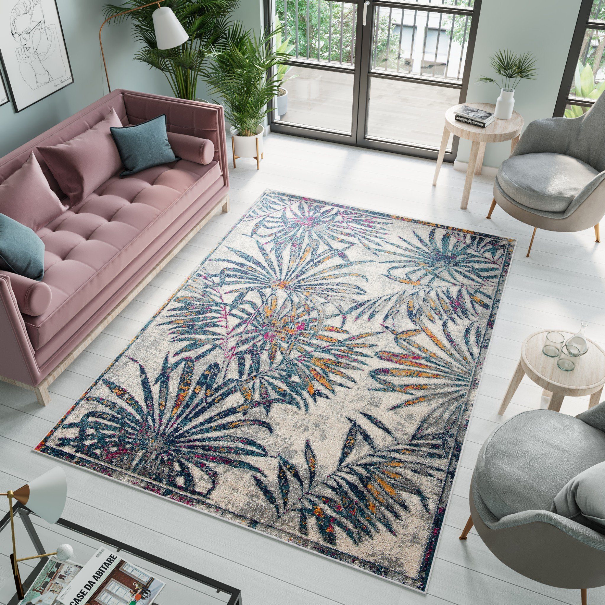 Tapiso Designteppich DENVER, rechteckig, Höhe: 8 günstig online kaufen